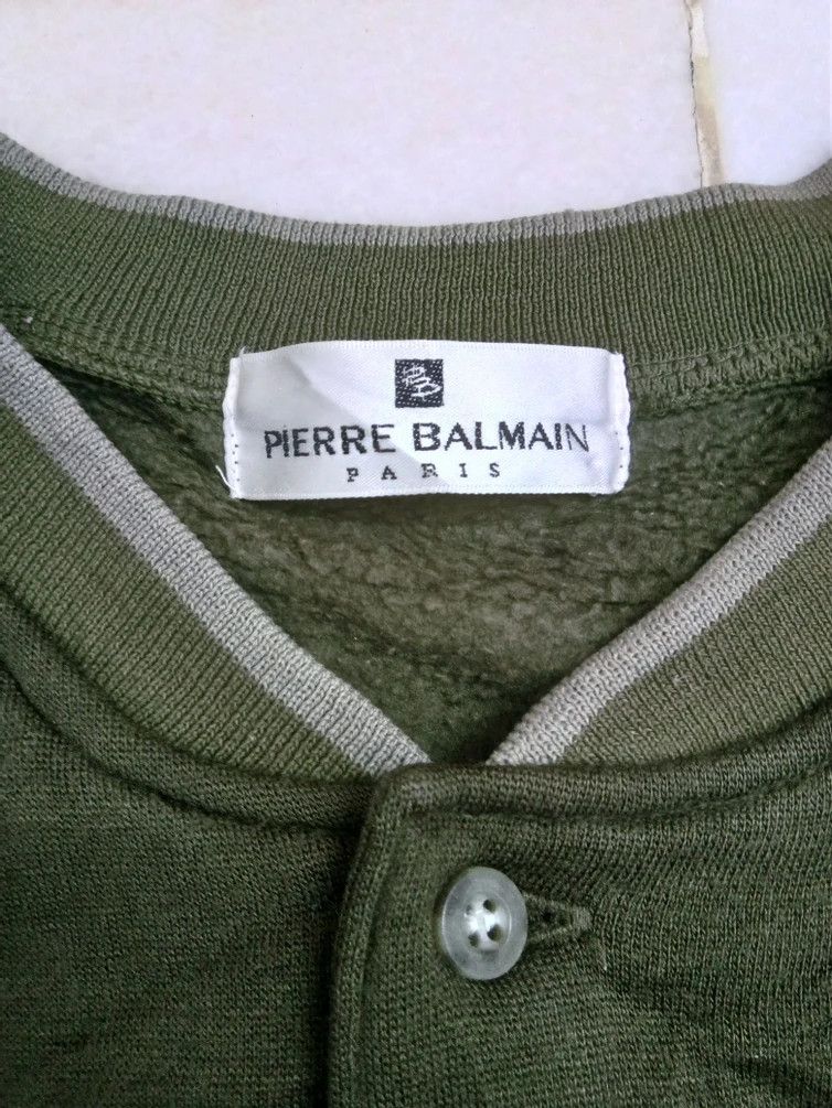 Pierre Balmain PIERRE BALMAIN PARIS Polos jumper sweatshirt button Size US L / EU 52-54 / 3 - 3 Thumbnail