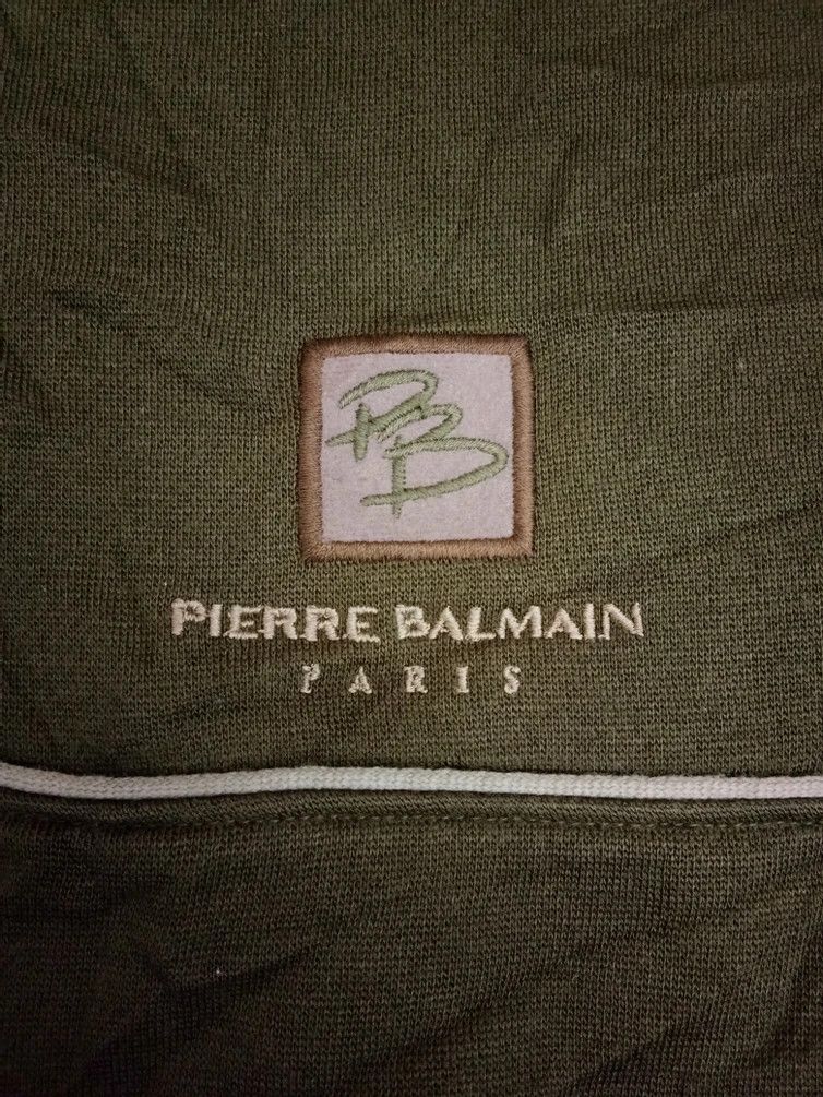 Pierre Balmain PIERRE BALMAIN PARIS Polos jumper sweatshirt button Size US L / EU 52-54 / 3 - 7 Thumbnail