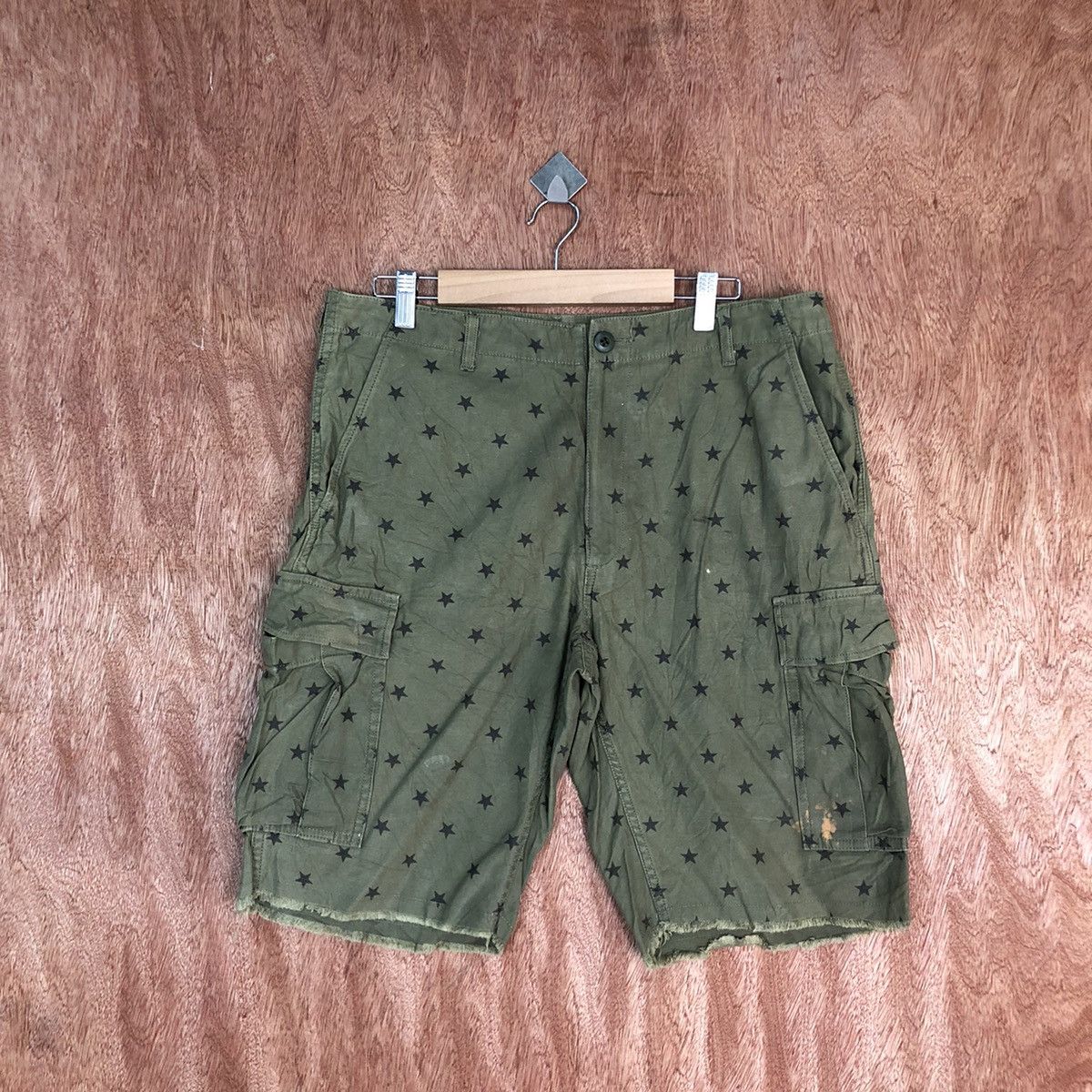 Image of Vintage Ar Srpls Retro Short Pant ( Item) in Faded Green, Men's (Size 33)