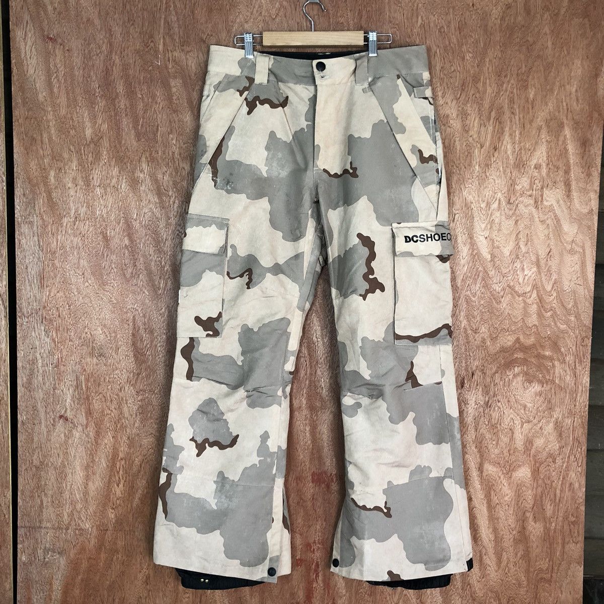 image of Vintage Camo Cargo Pant Multiple Pocket By Dc, Men's (Size 32)