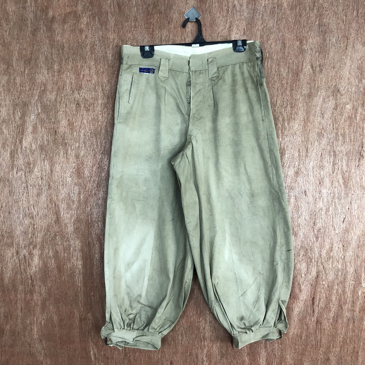 image of Very Vintage Distressed Art Pant By Sakura Yacht in Brown, Men's (Size 29)