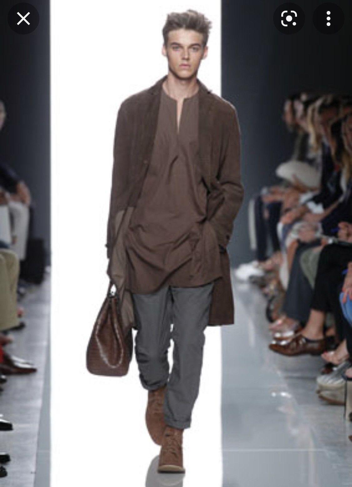 Bottega veneta tunic shirt black small