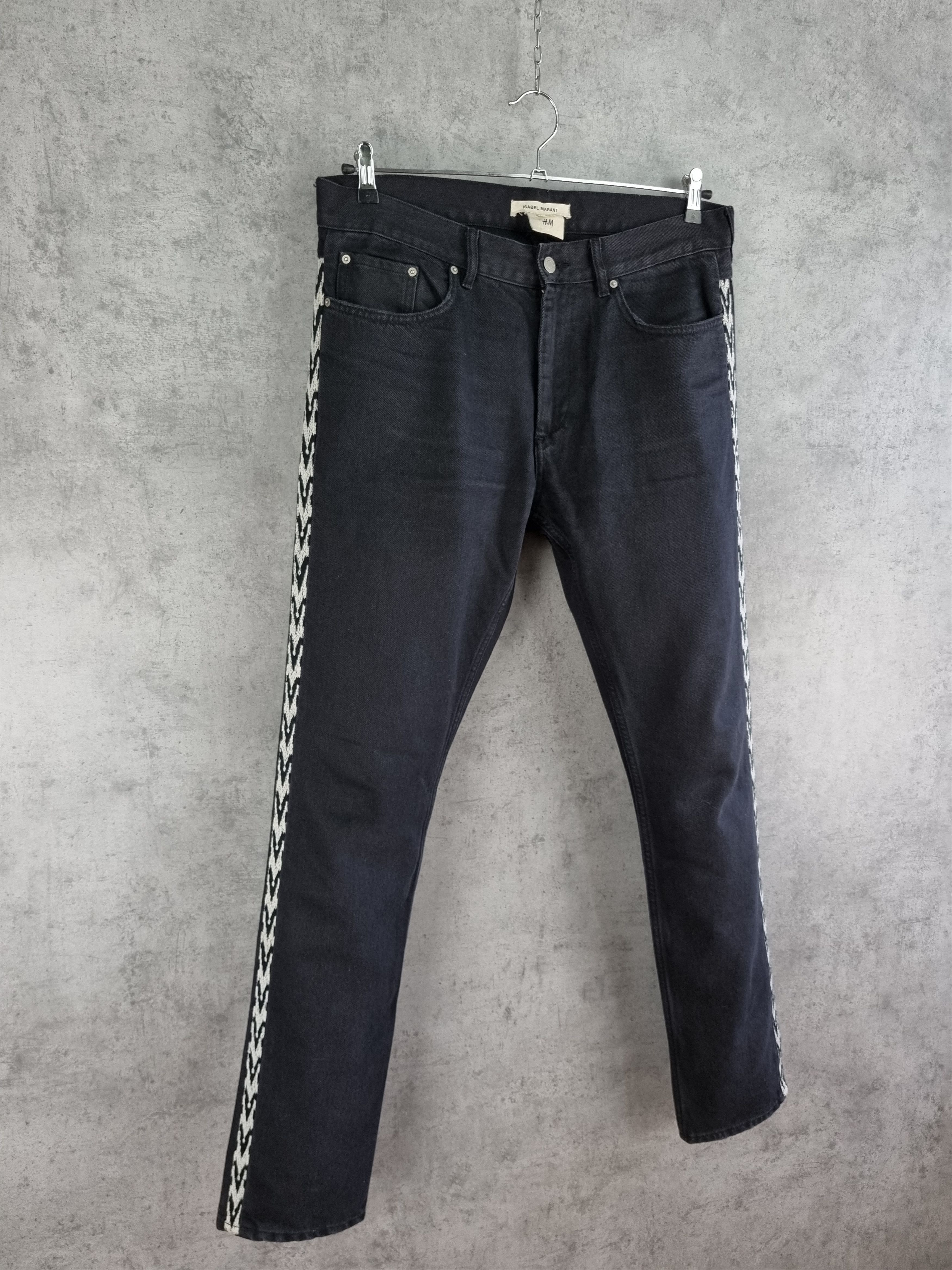 Hanes × Isabel Marant Rare Embroidery Art Isabel Marant Jeans opium y2k pants Size US 34 / EU 50 - 2 Thumbnail