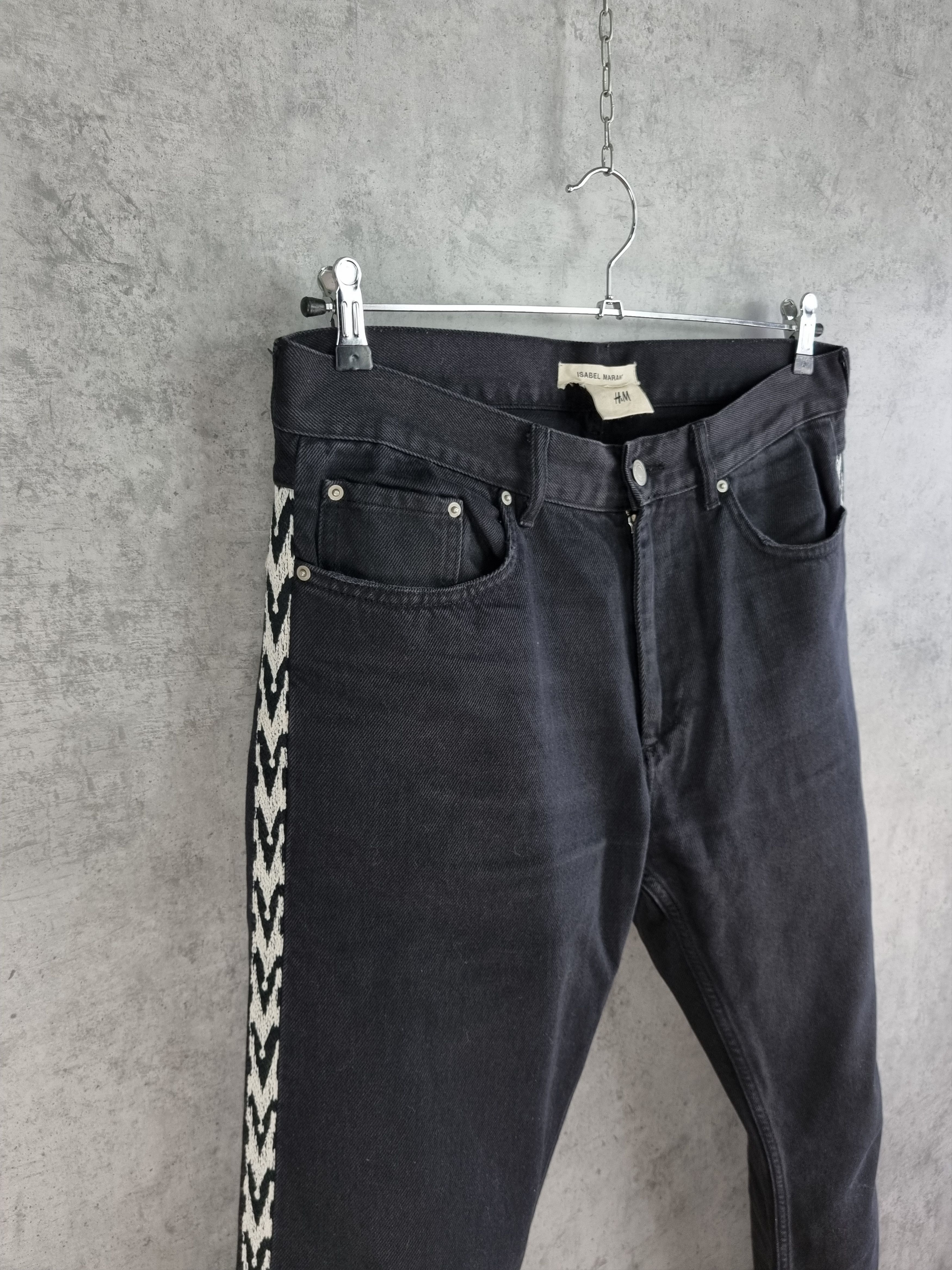 Hanes × Isabel Marant Rare Embroidery Art Isabel Marant Jeans opium y2k pants Size US 34 / EU 50 - 5 Thumbnail