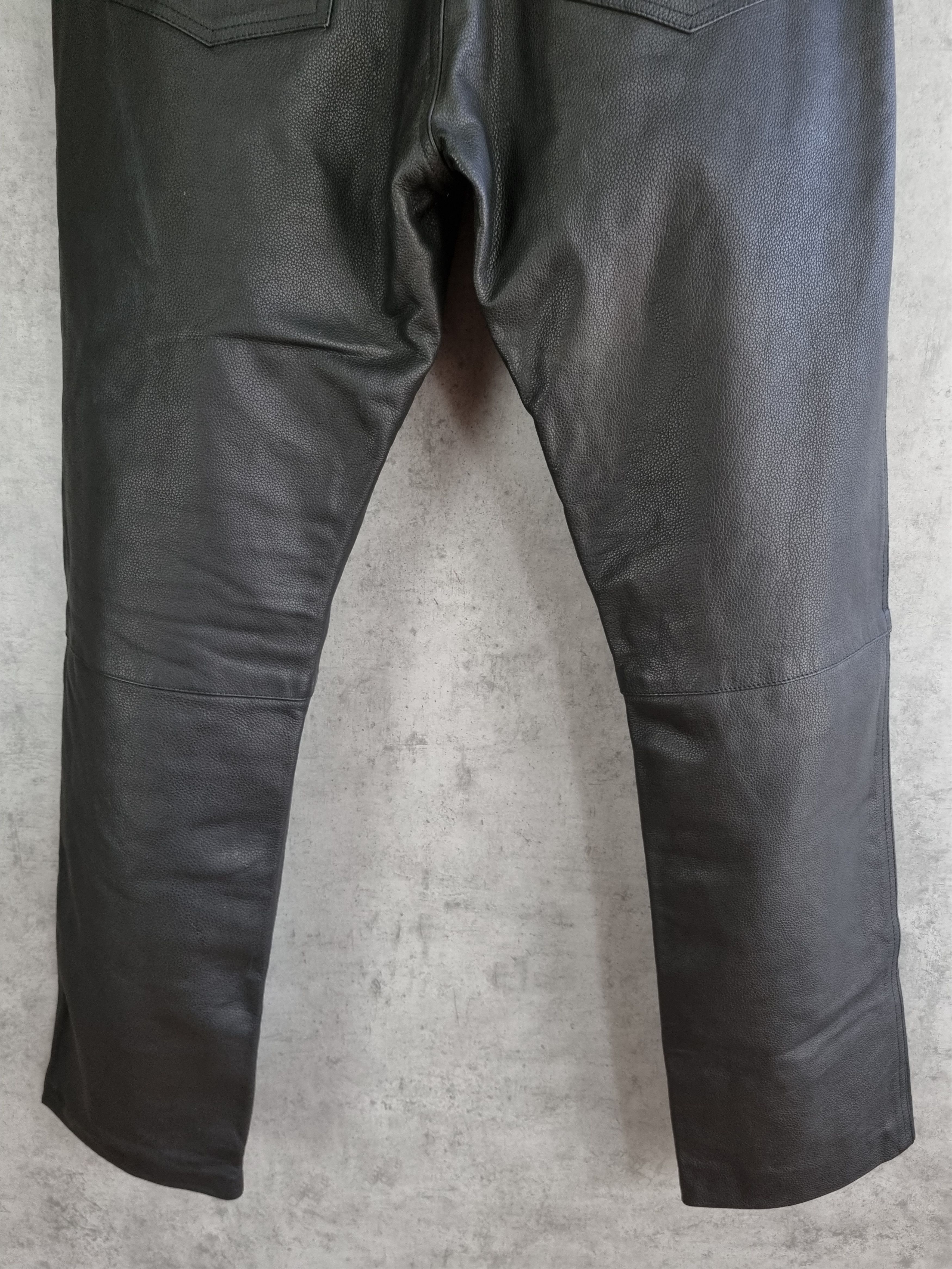 Leather 90s Leather Pant " Held The Emotions" Seen on Kanye West Size US 36 / EU 52 - 8 Thumbnail