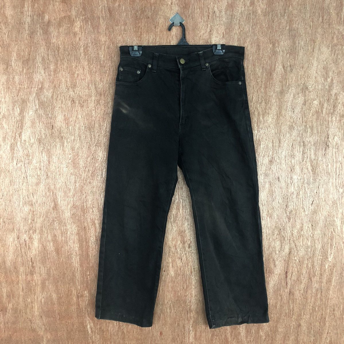 image of Distressed Denim Jeans By Gl Heart in Black, Men's (Size 30)