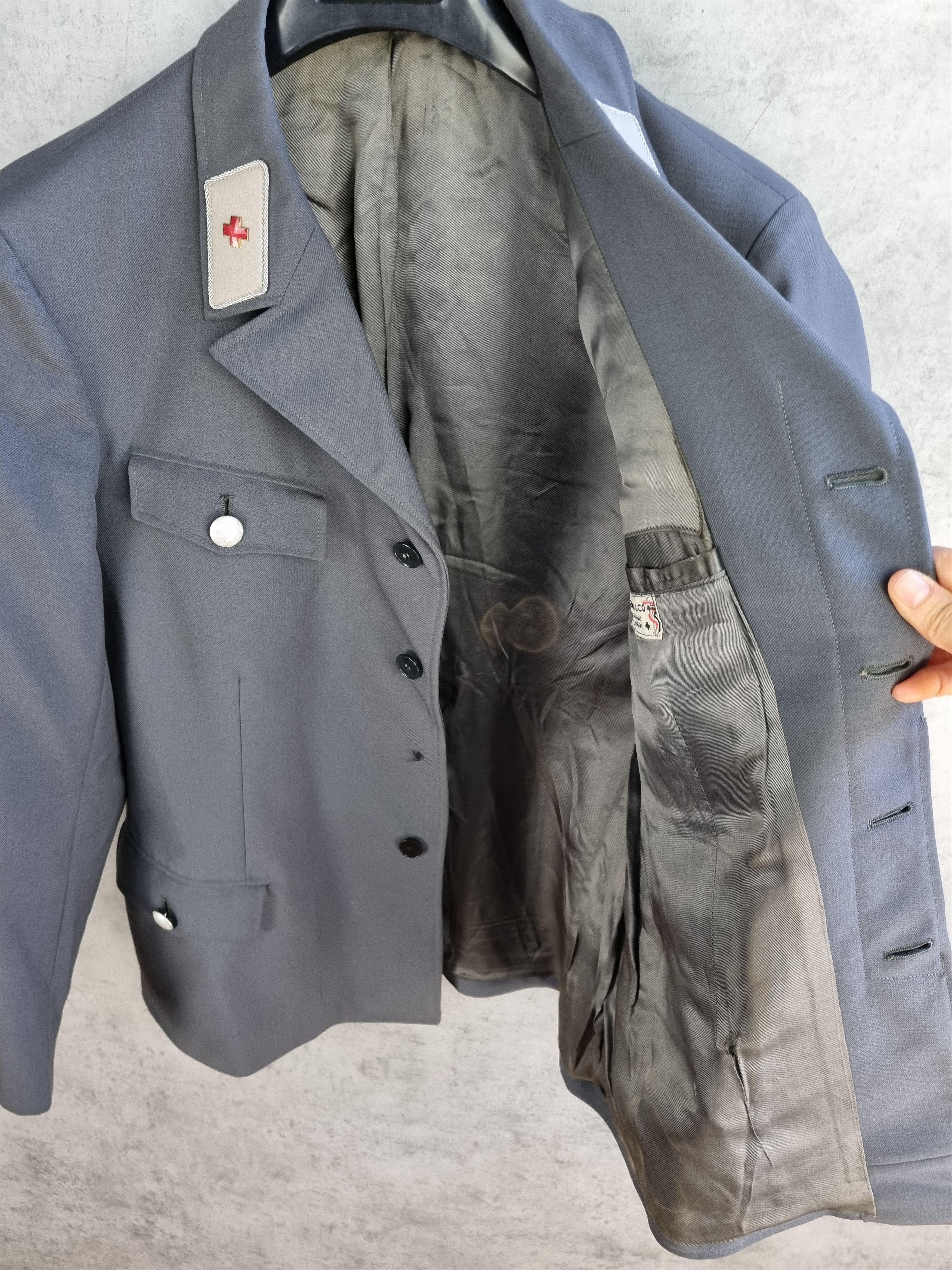 Other Vintage German Army Medical Uniform Officer Jacket Size US M / EU 48-50 / 2 - 14 Thumbnail