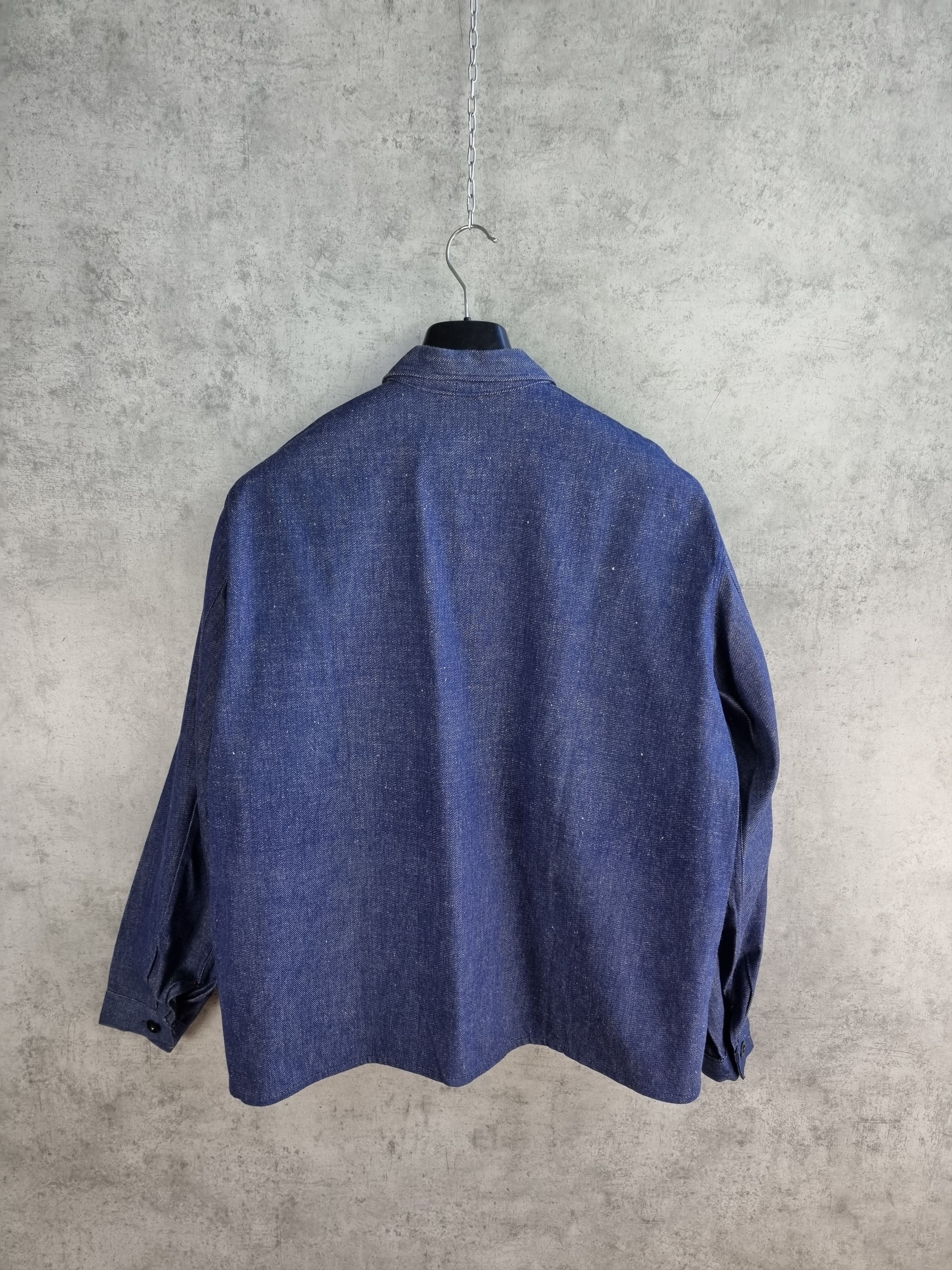 Vintage Rare Vintage Worker Denim Jacket Over Shirt Size US M / EU 48-50 / 2 - 8 Thumbnail