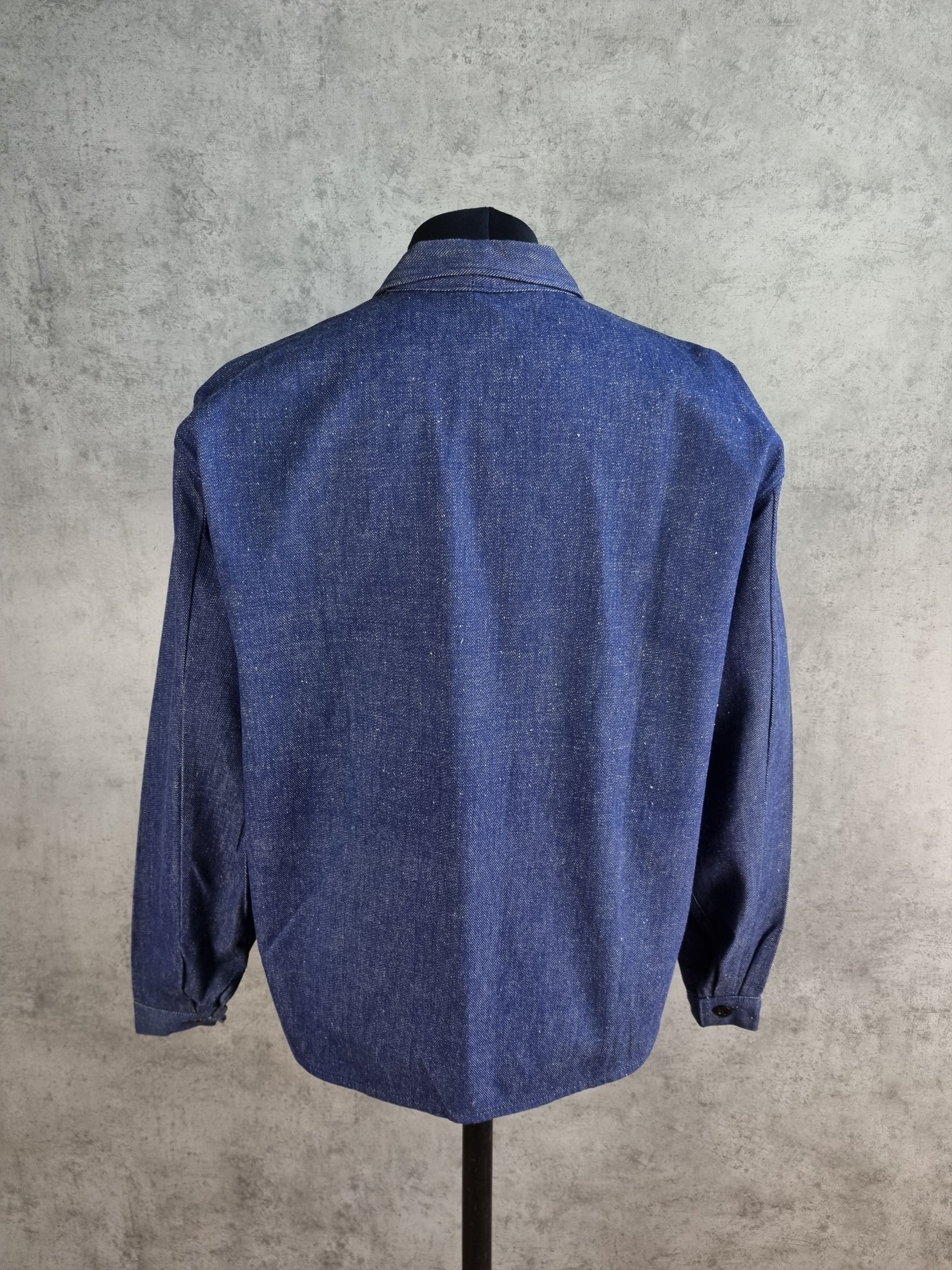 Vintage Rare Vintage Worker Denim Jacket Over Shirt Size US M / EU 48-50 / 2 - 7 Thumbnail