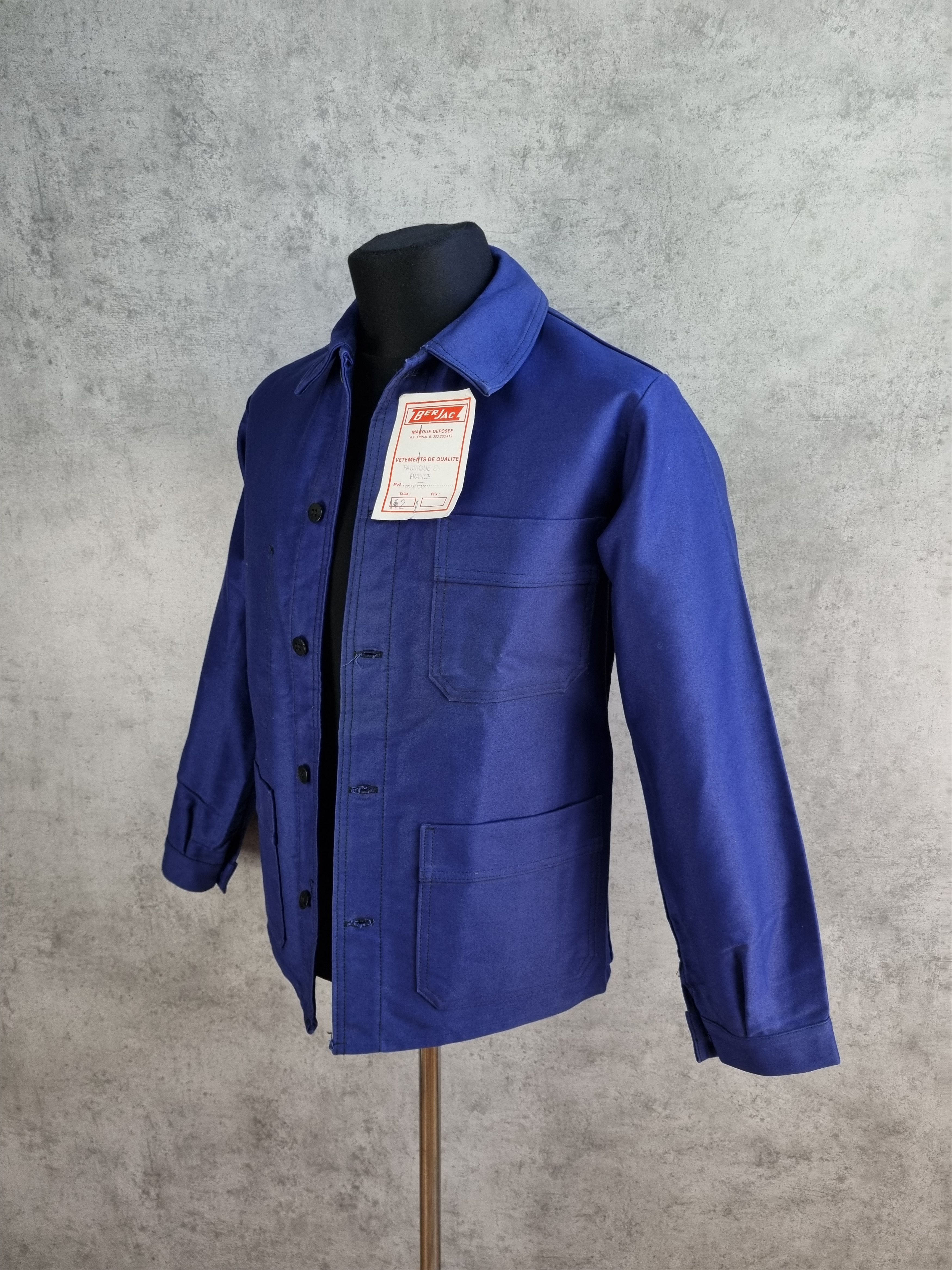 Le Laboureur × Vetra New 90s Sanfor Moleskin Worker Jacket Size US S / EU 44-46 / 1 - 3 Thumbnail