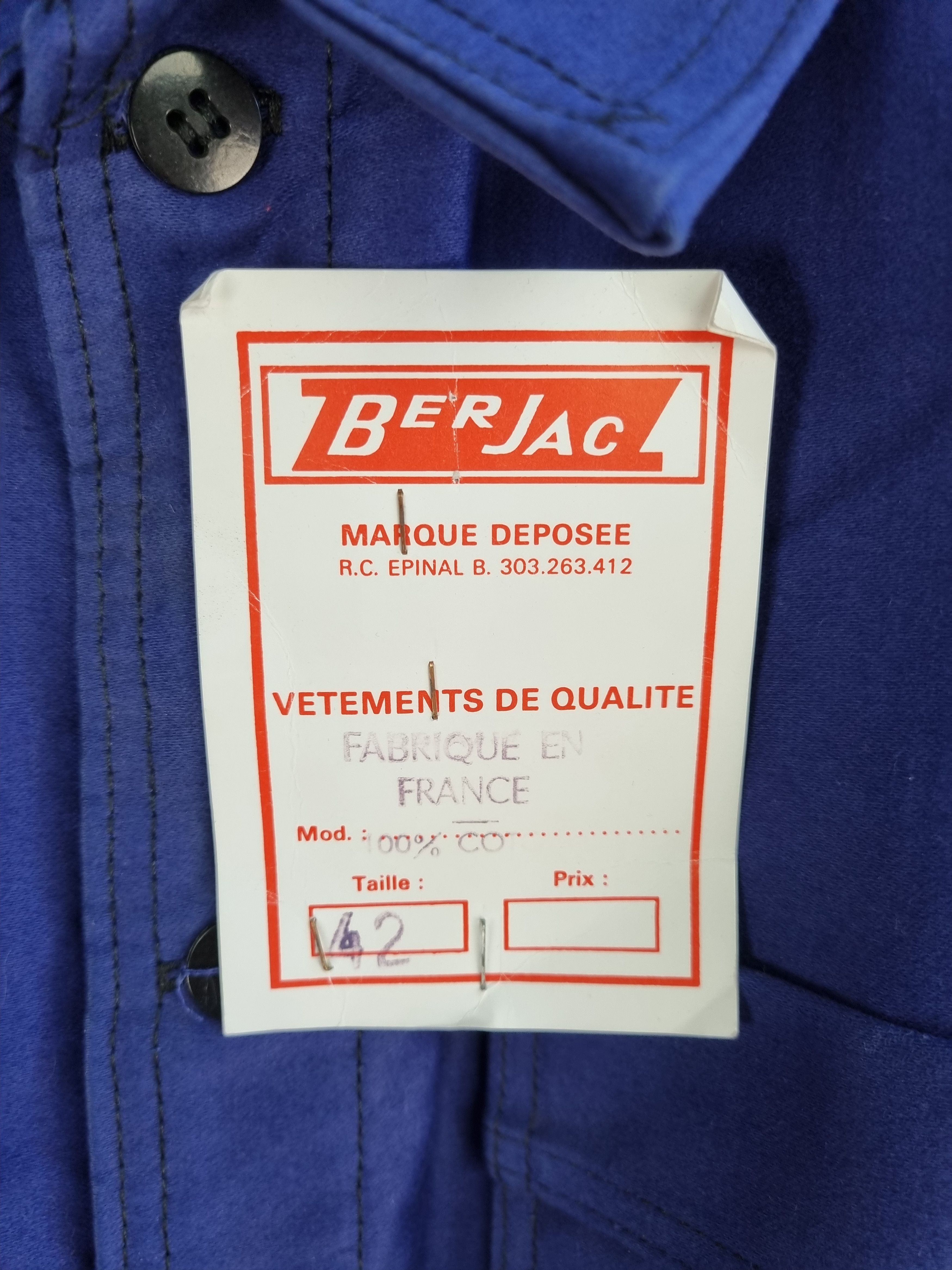 Le Laboureur × Vetra New 90s Sanfor Moleskin Worker Jacket Size US S / EU 44-46 / 1 - 7 Thumbnail
