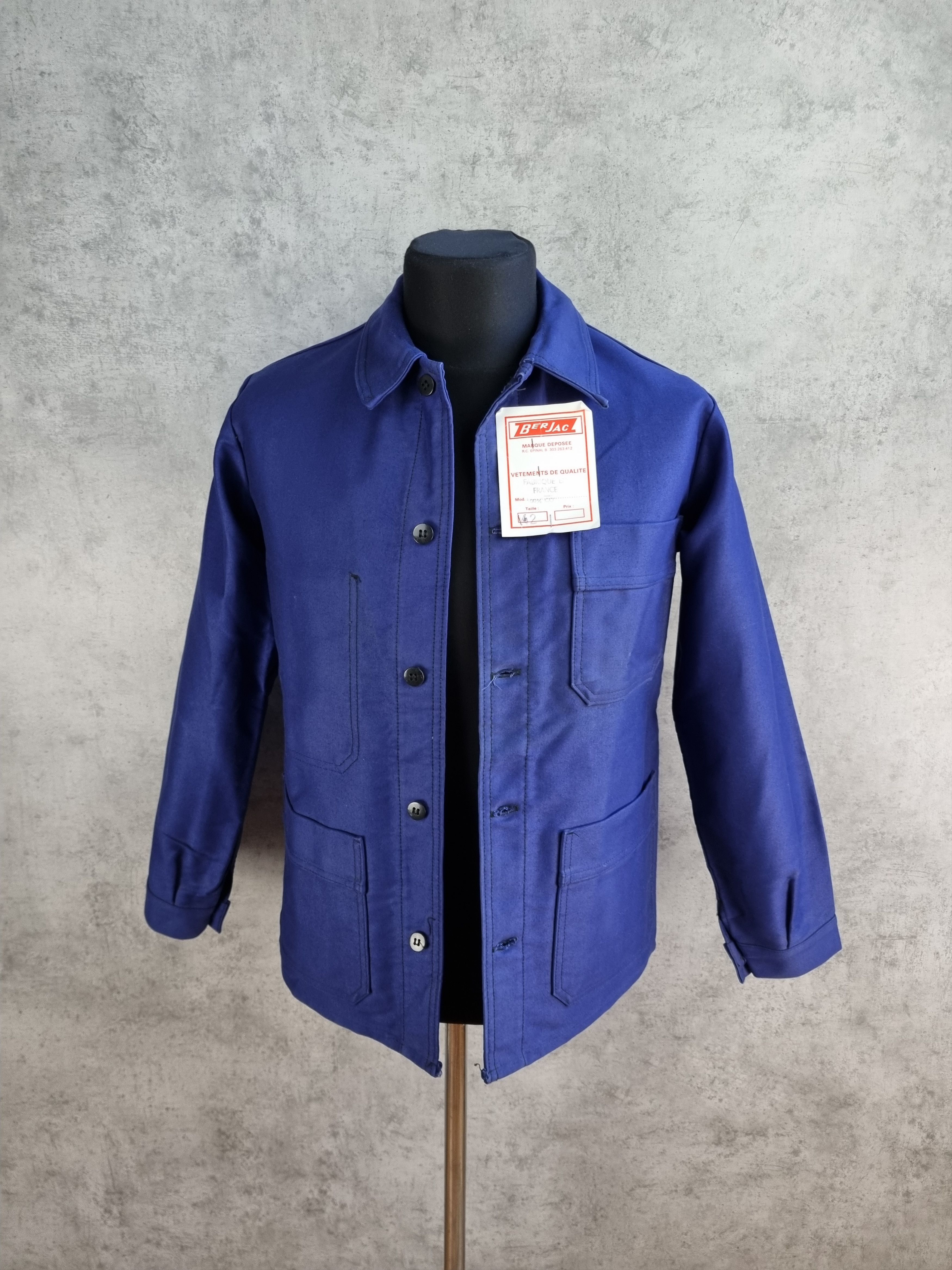 Le Laboureur × Vetra New 90s Sanfor Moleskin Worker Jacket Size US S / EU 44-46 / 1 - 1 Thumbnail