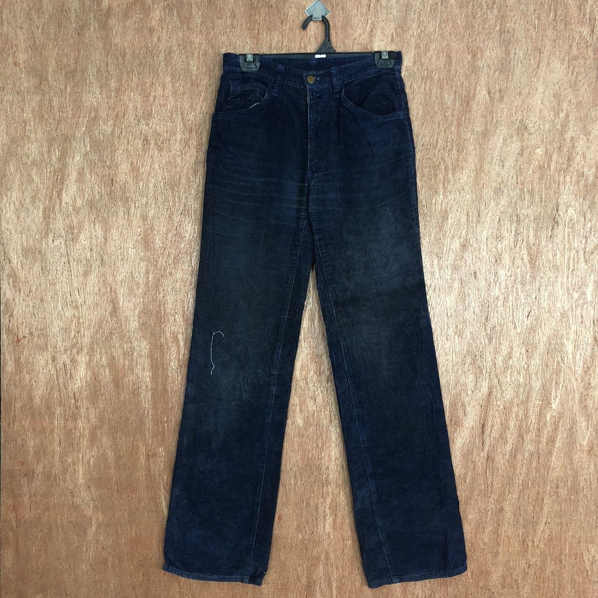 image of Corduroi Club x Vintage Black Corduroy Pant By Blue Mountain in Dark Blue, Men's (Size 26)