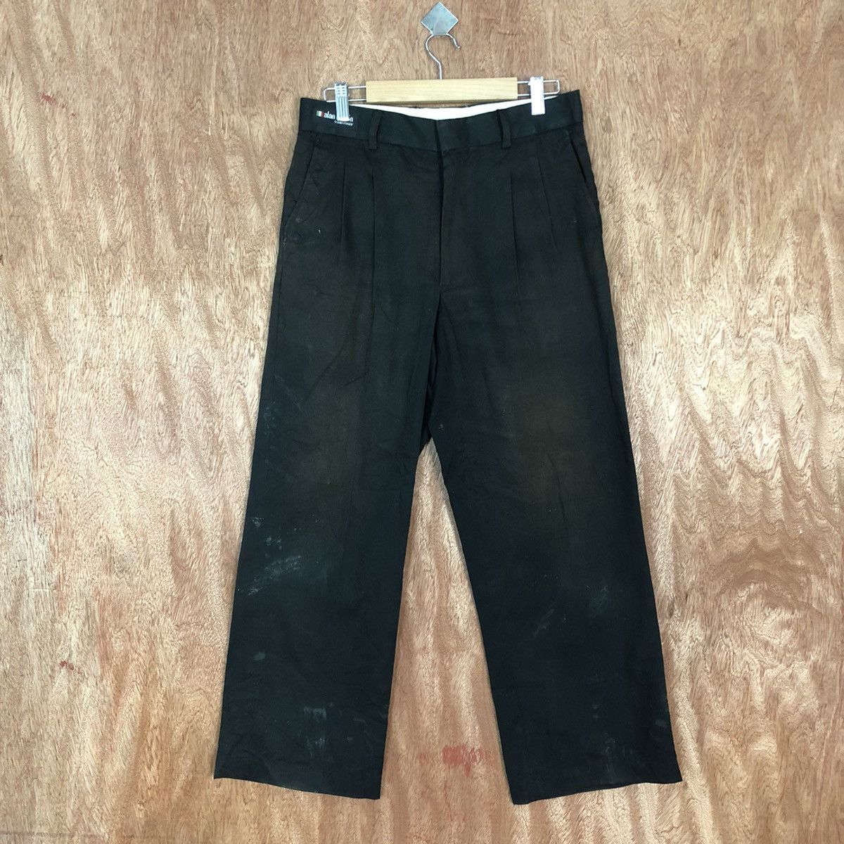 image of Vintage Distressed Alan Martin Made In Italy in Black, Men's (Size 28)