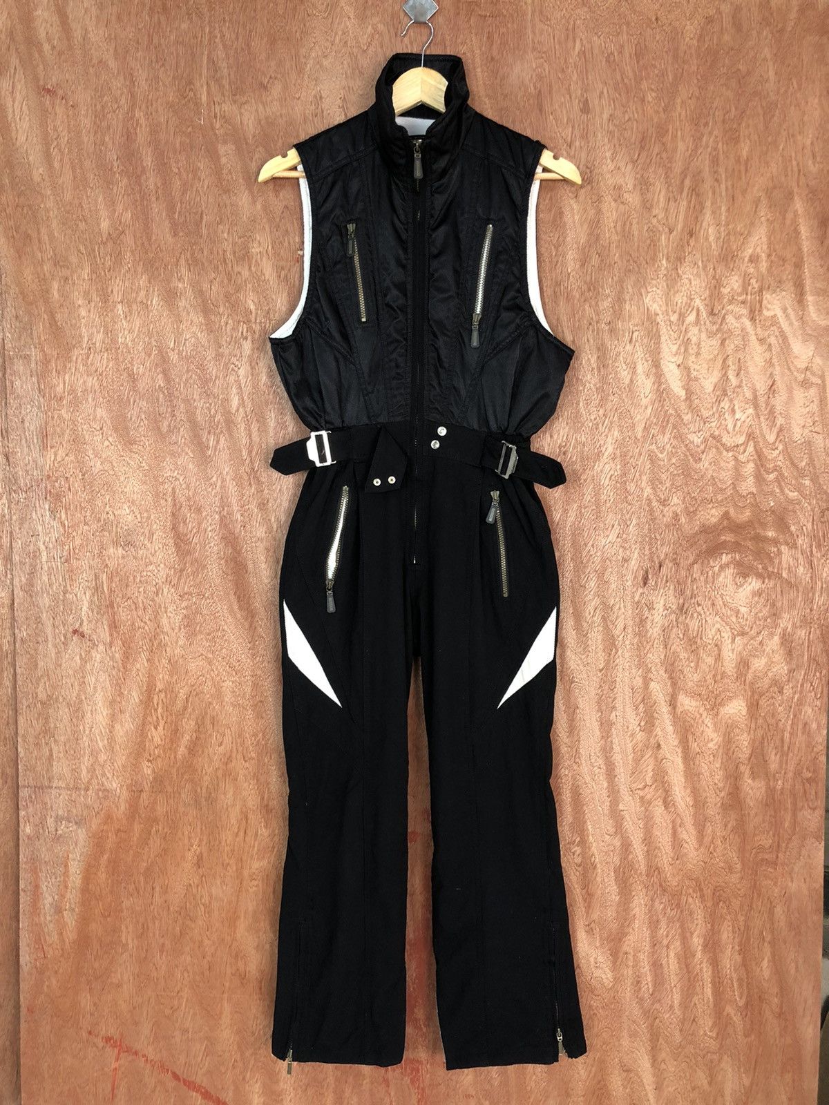 image of Art x Racing Vintage Sleeveless Overall Racing Team By Windexpro in Black, Men's (Size 26)