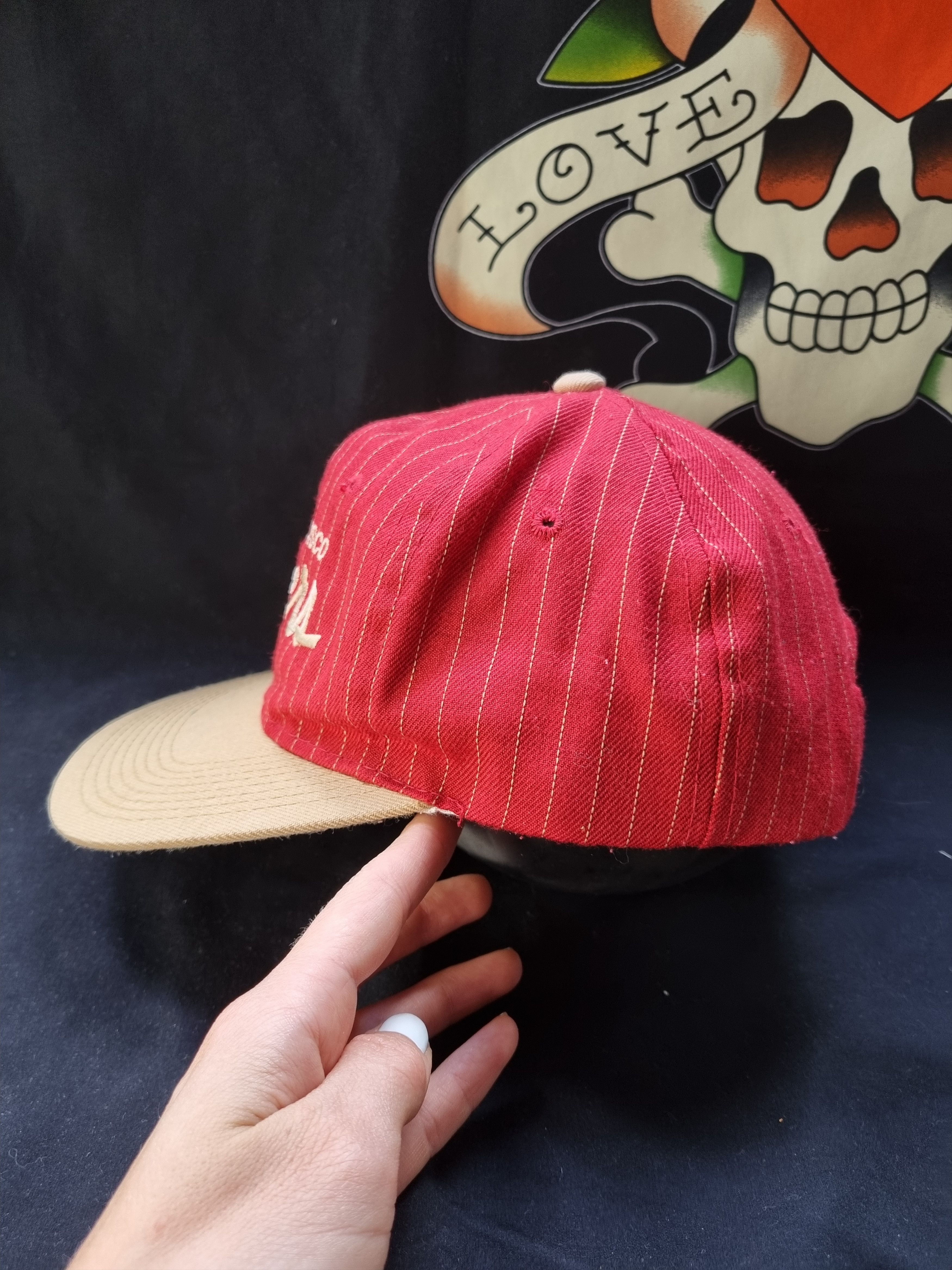 NFL × Sports Specialties × Vintage 90S Embroidered NFL 49ers San Francisco Vintage Wool Cap Size ONE SIZE - 7 Thumbnail