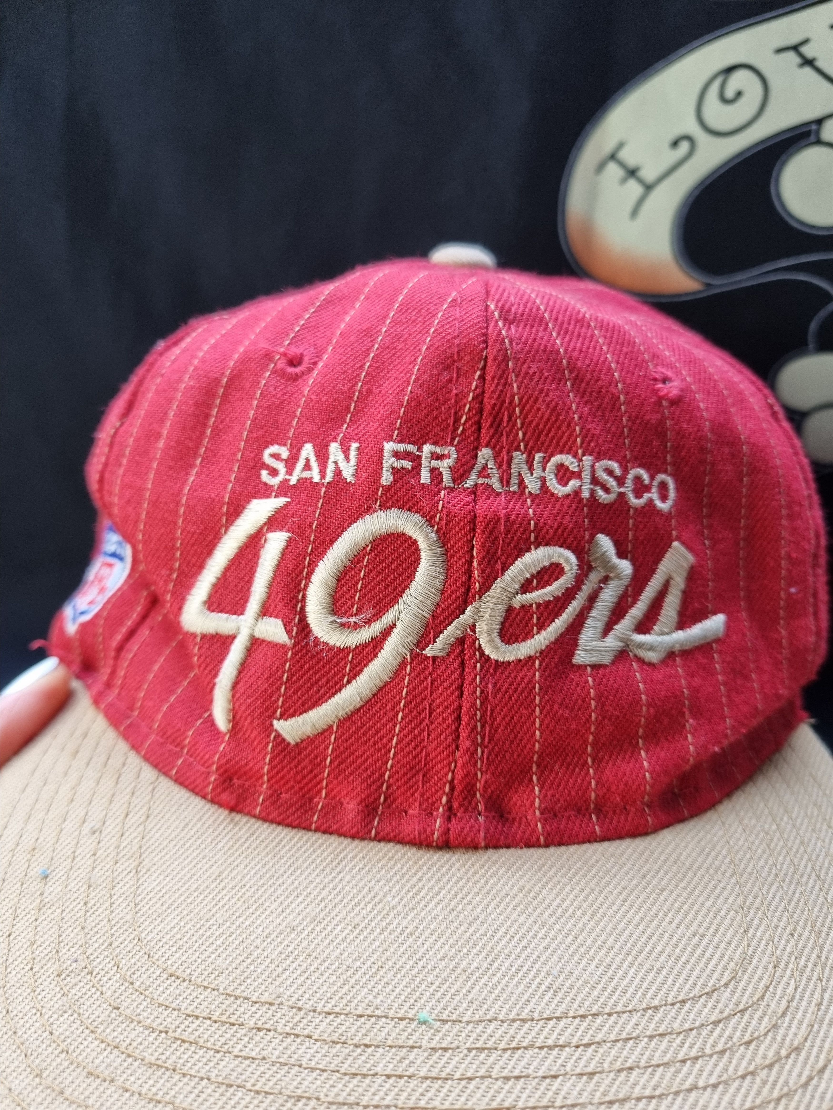 NFL × Sports Specialties × Vintage 90S Embroidered NFL 49ers San Francisco Vintage Wool Cap Size ONE SIZE - 8 Thumbnail