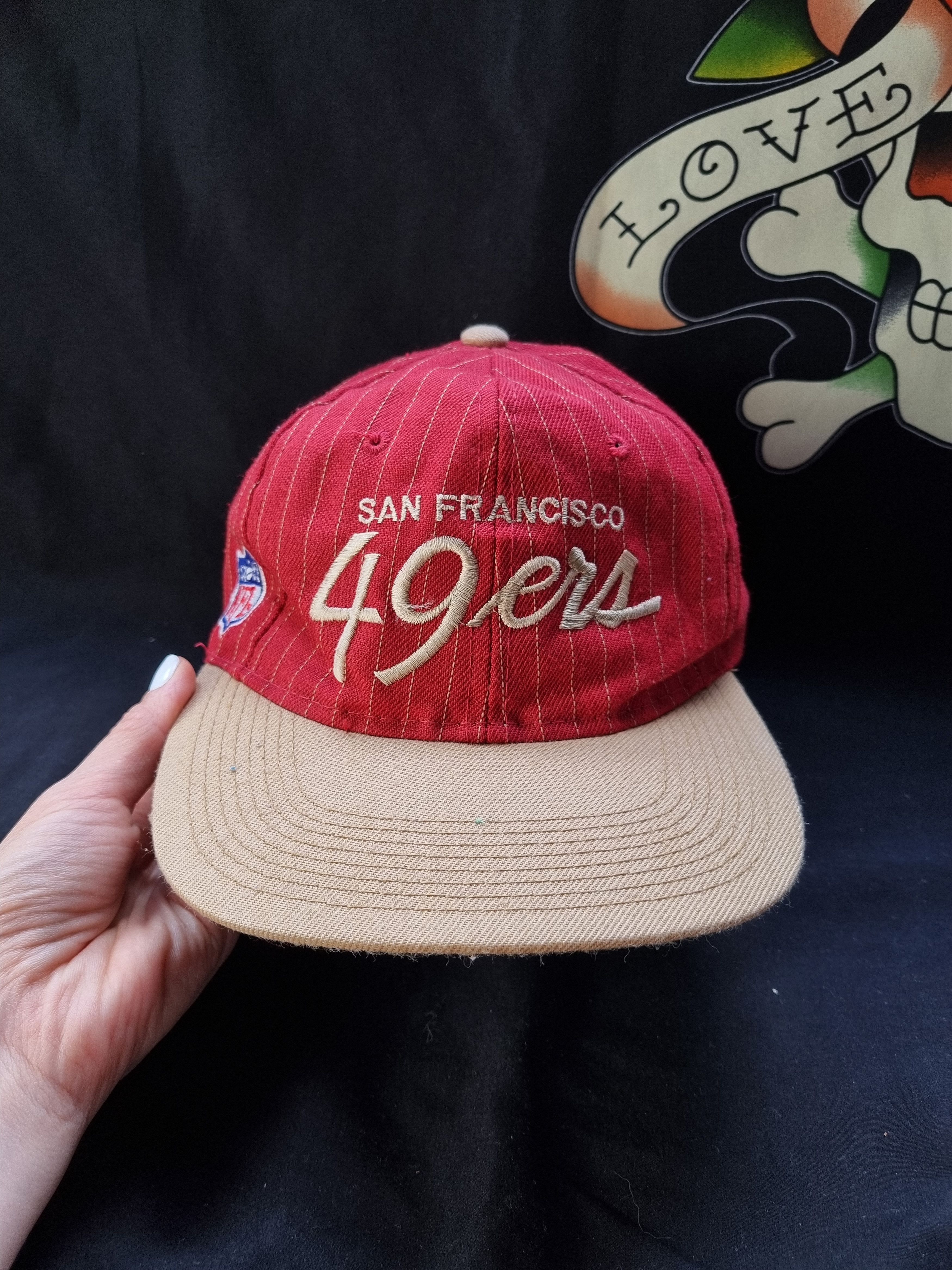 NFL × Sports Specialties × Vintage 90S Embroidered NFL 49ers San Francisco Vintage Wool Cap Size ONE SIZE - 1 Thumbnail