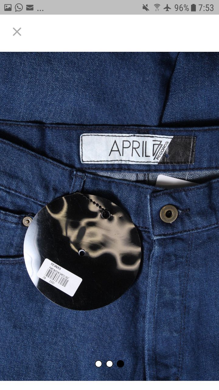 April 77 *Rare* April77 Nation: Santa Cruz blue 32/34 Size US 32 / EU 48 - 3 Thumbnail