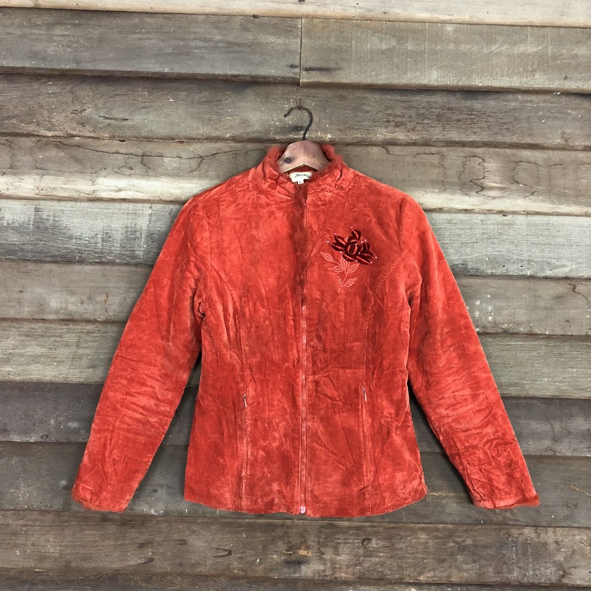 image of Vintage Jacket Street Wear By Japanese Designer in Orange, Men's (Size Small)