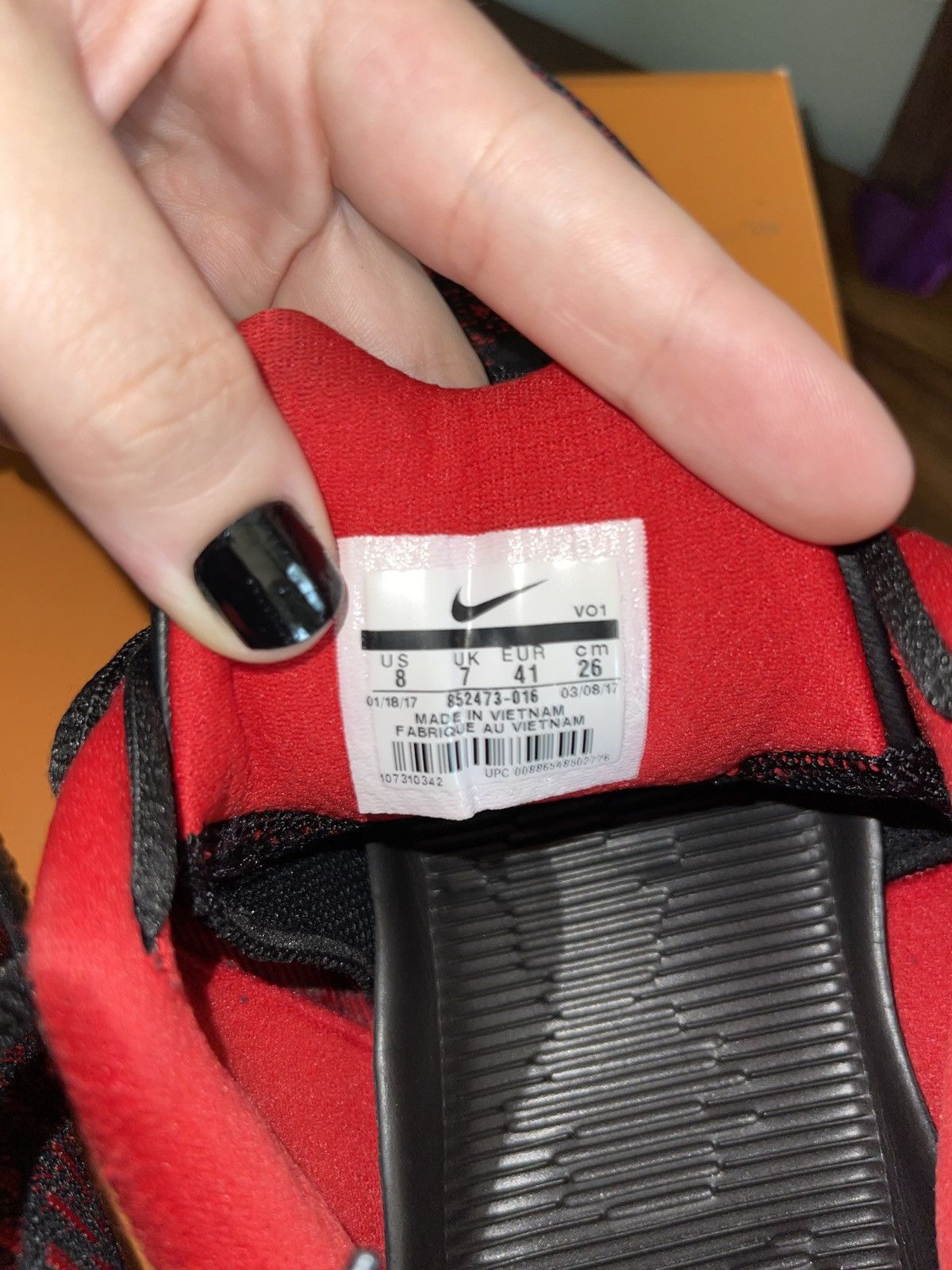 Nike Mamba Instinct University Red Size US 8 / EU 41 - 6 Thumbnail