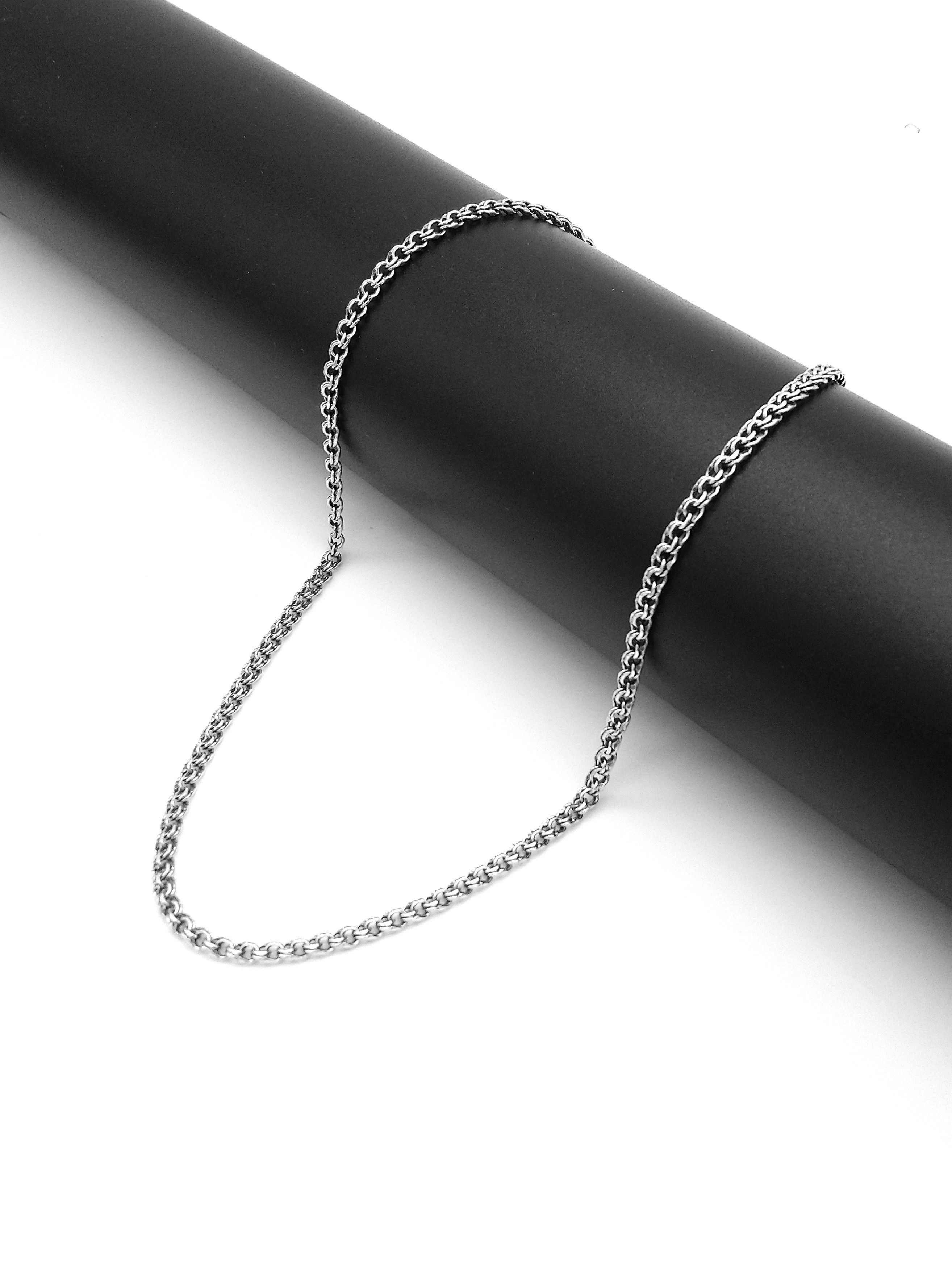 Jewelry 925 Sterling Silver Bismarck Link Necklace Chain 22 in Size ONE SIZE - 1 Thumbnail