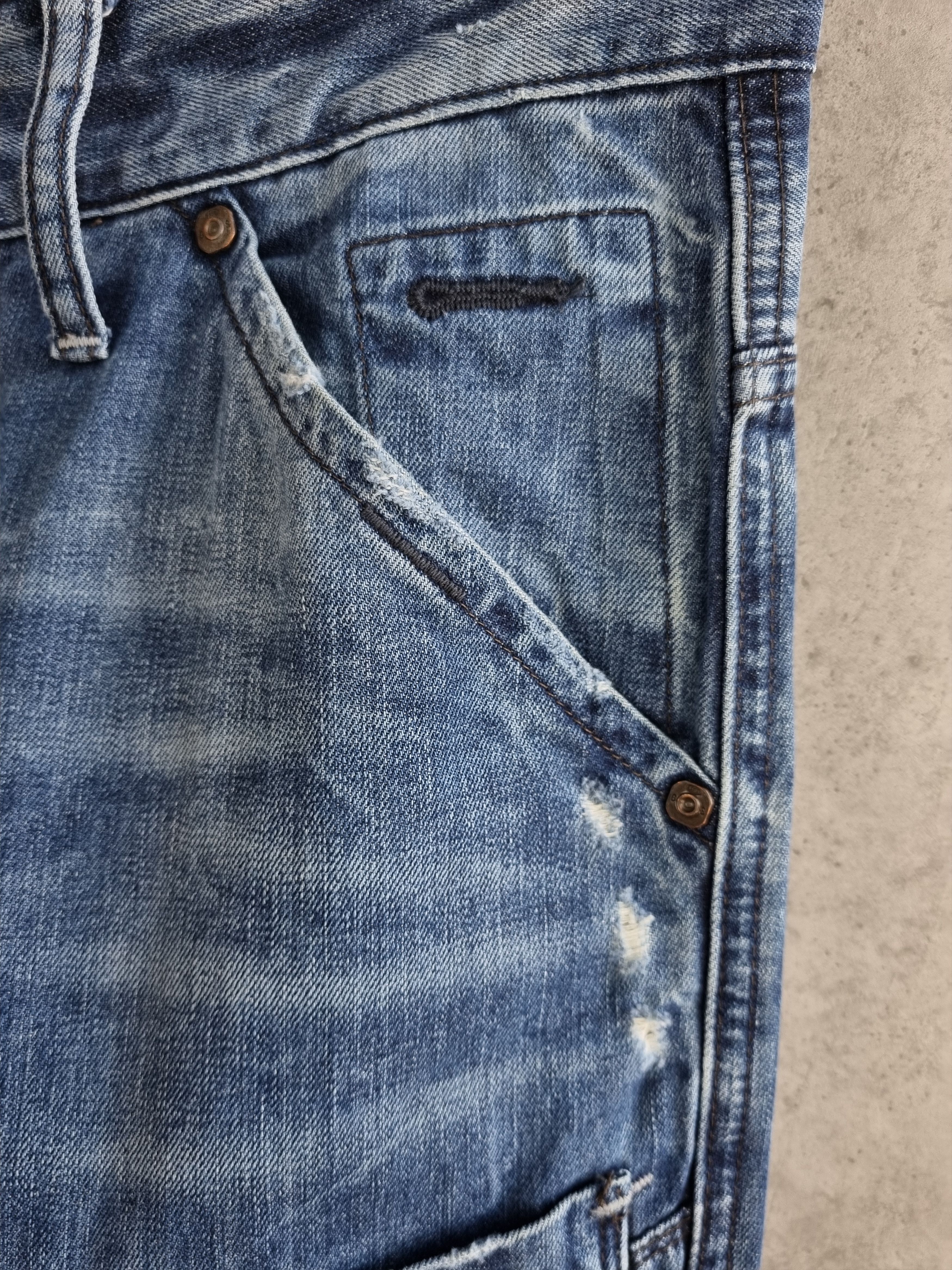 G-Star Gstar General Loose Back Embro Double Knees Biker Jeans Size US 32 / EU 48 - 14 Thumbnail