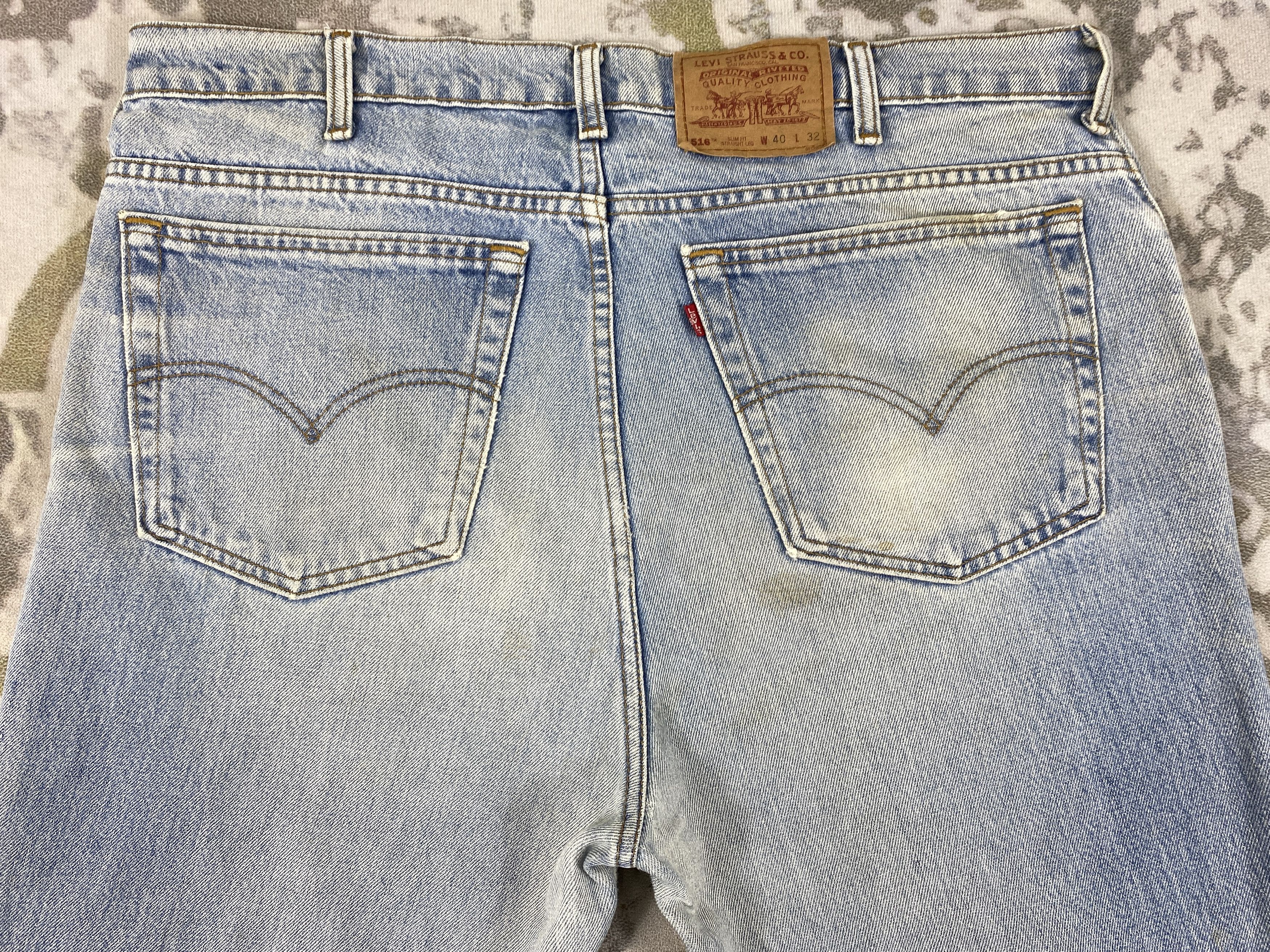 Levi's Light Wash Vintage Levi's 516 Jeans 40x33 Denim - JN1451 Size US 40 / EU 56 - 4 Thumbnail