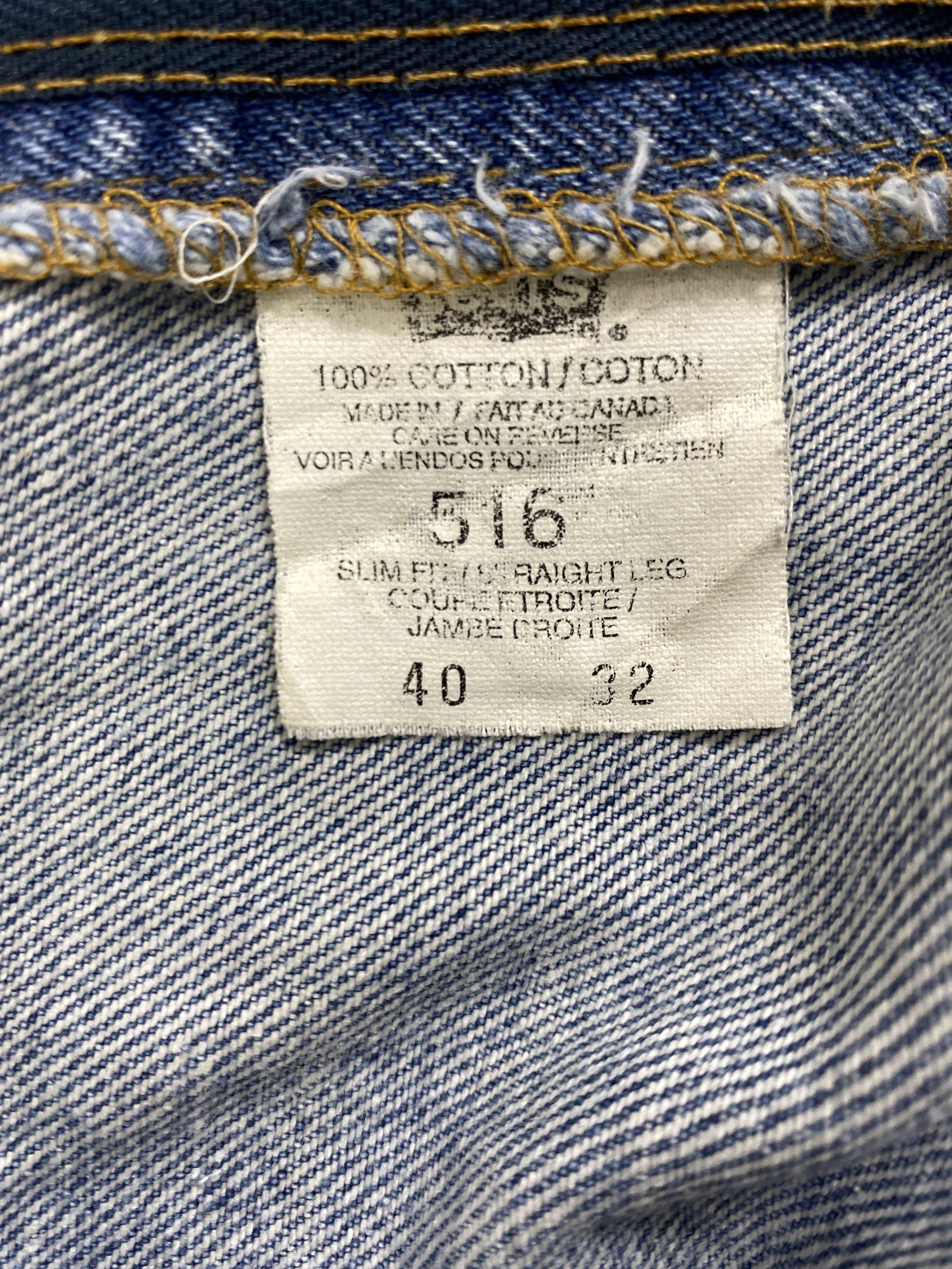 Levi's Light Wash Vintage Levi's 516 Jeans 40x33 Denim - JN1451 Size US 40 / EU 56 - 7 Thumbnail