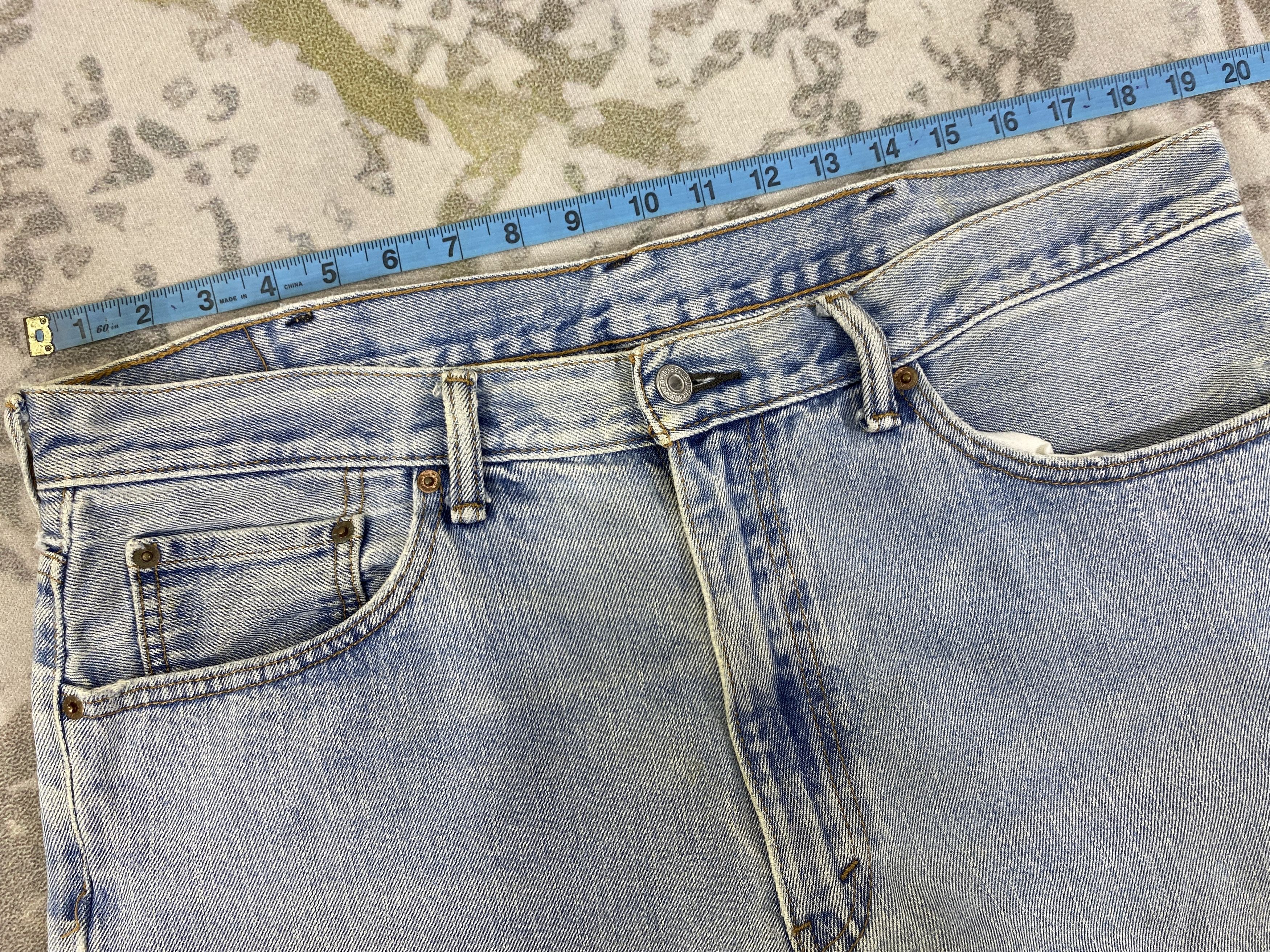 Levi's Light Blue Vintage Levi's Jeans 38x31.5 Denim - JN1452 Size US 38 / EU 54 - 8 Thumbnail