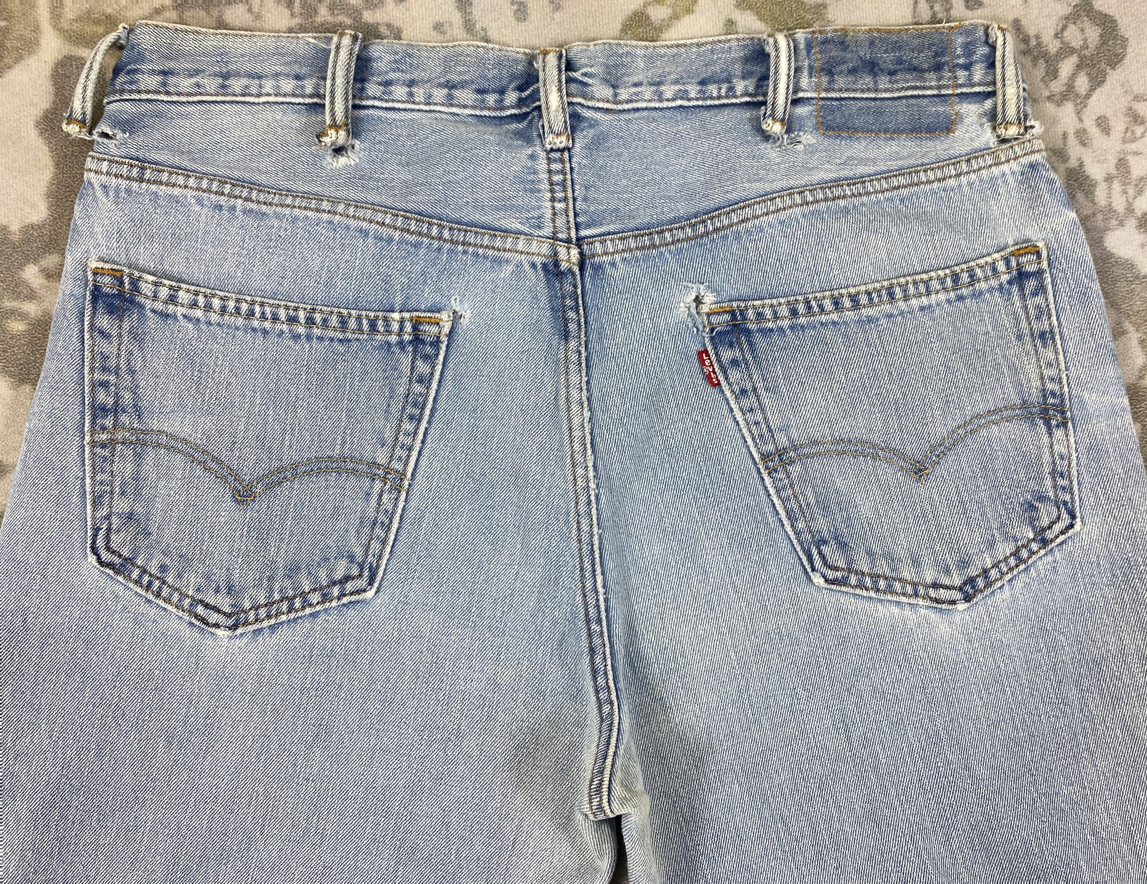 Levi's Light Blue Vintage Levi's Jeans 38x31.5 Denim - JN1452 Size US 38 / EU 54 - 4 Thumbnail