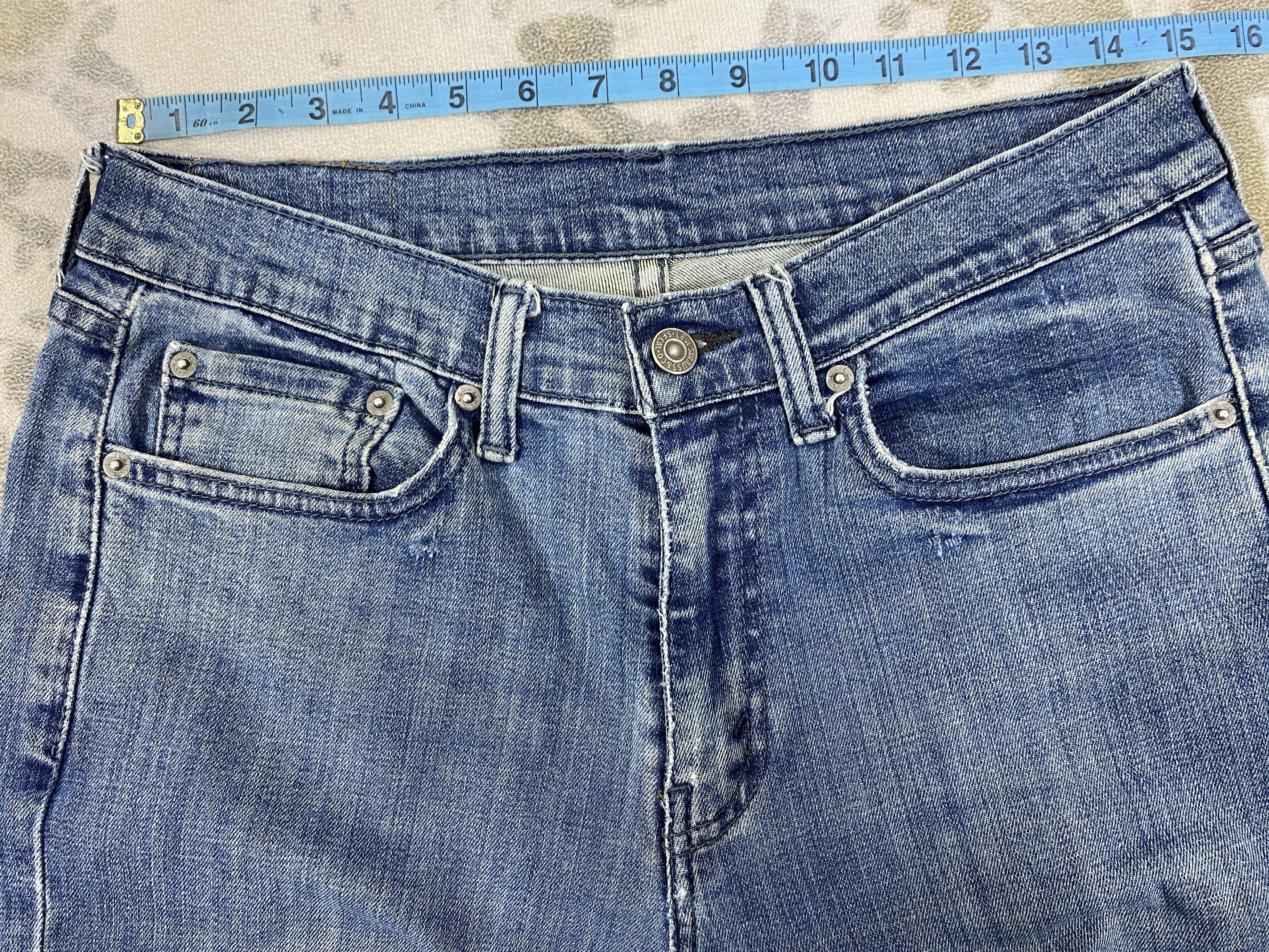 Levi's Wash Blue Vintage Levi's 514 Jeans 30x30 Denim - JN1455 Size US 30 / EU 46 - 11 Thumbnail