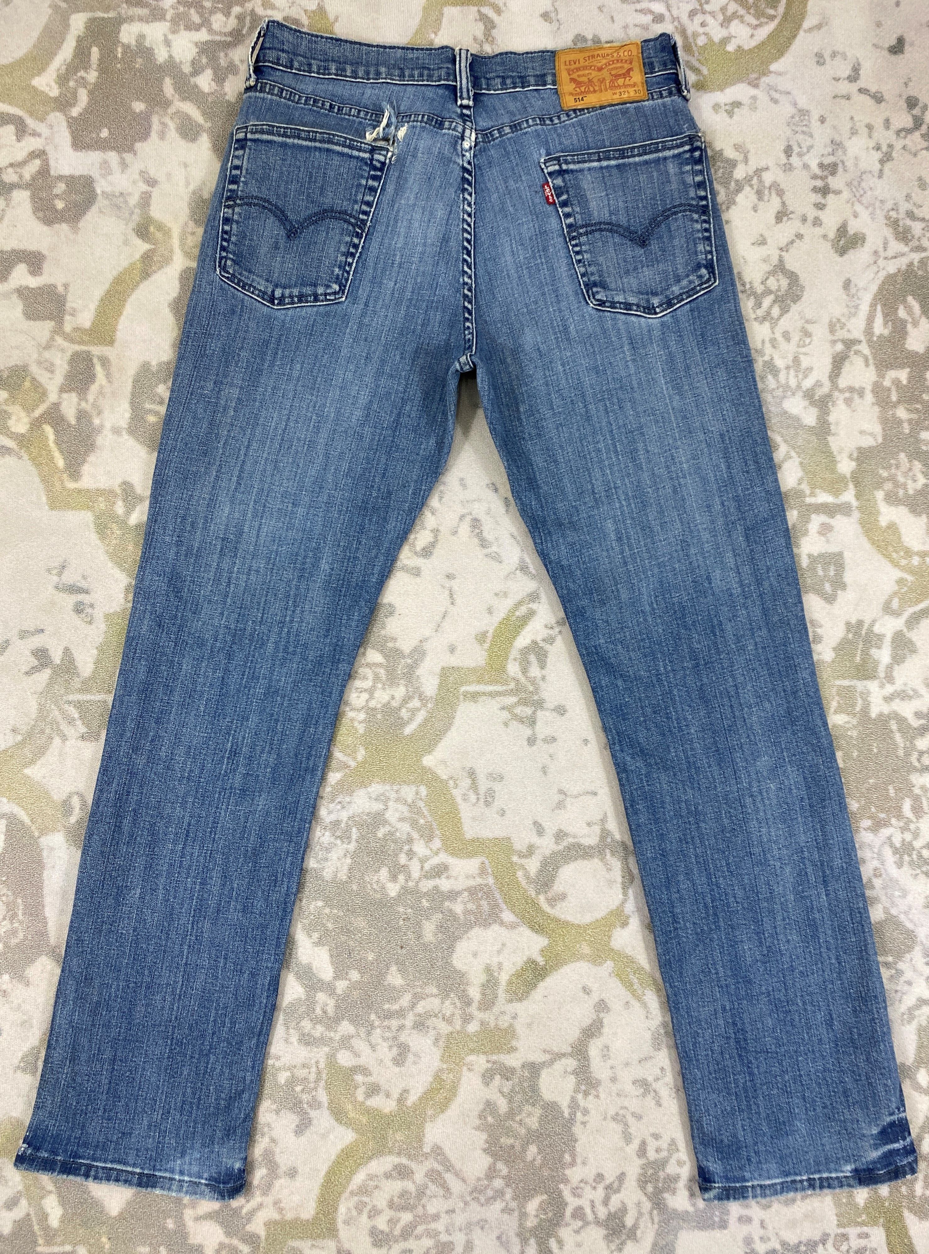 Levi's Wash Blue Vintage Levi's 514 Jeans 30x30 Denim - JN1455 Size US 30 / EU 46 - 2 Thumbnail