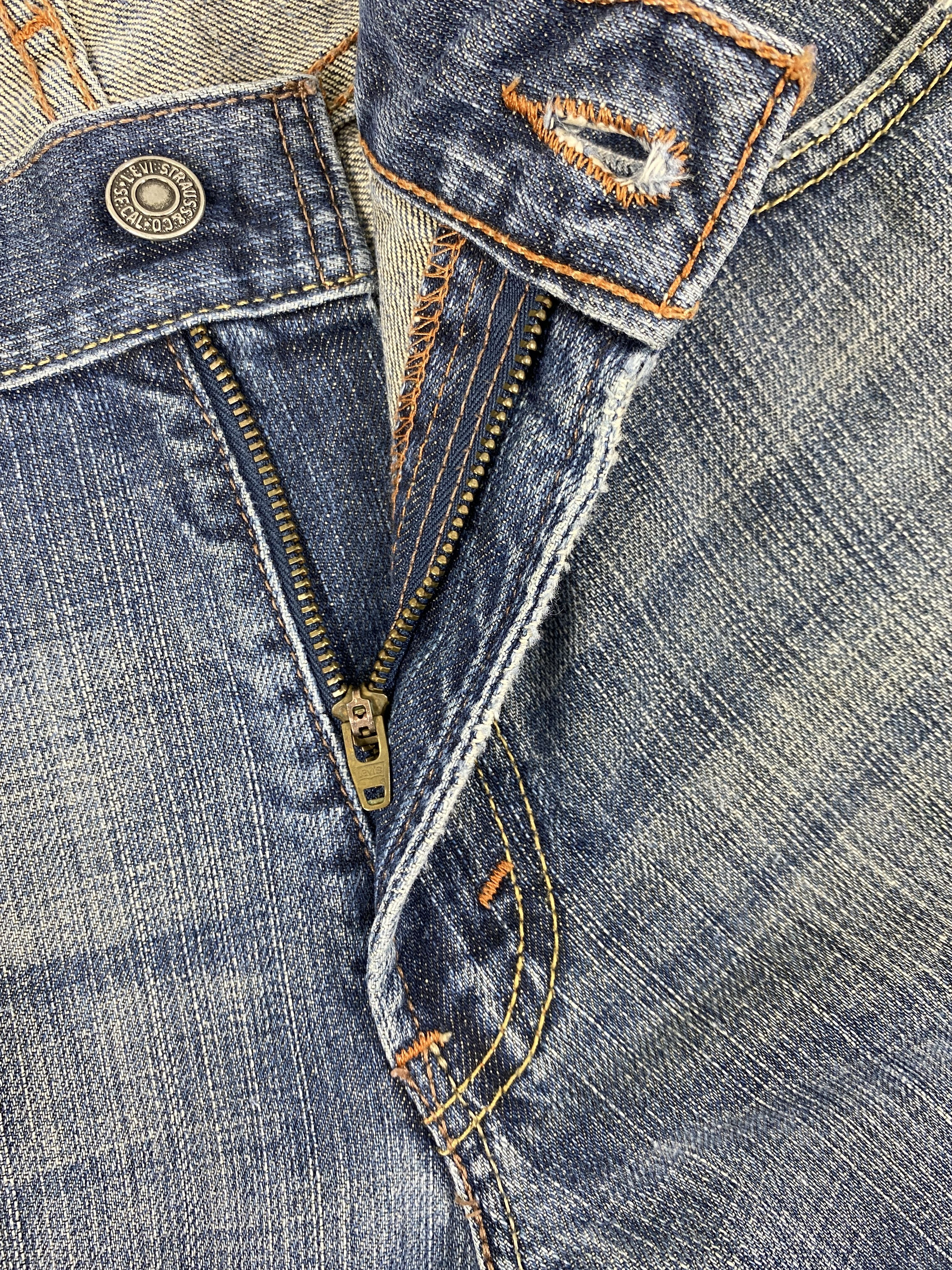 Levi's Wash Blue Vintage Levi's 514 Jeans 33x30.5 Denim - JN1458 Size US 33 - 5 Thumbnail