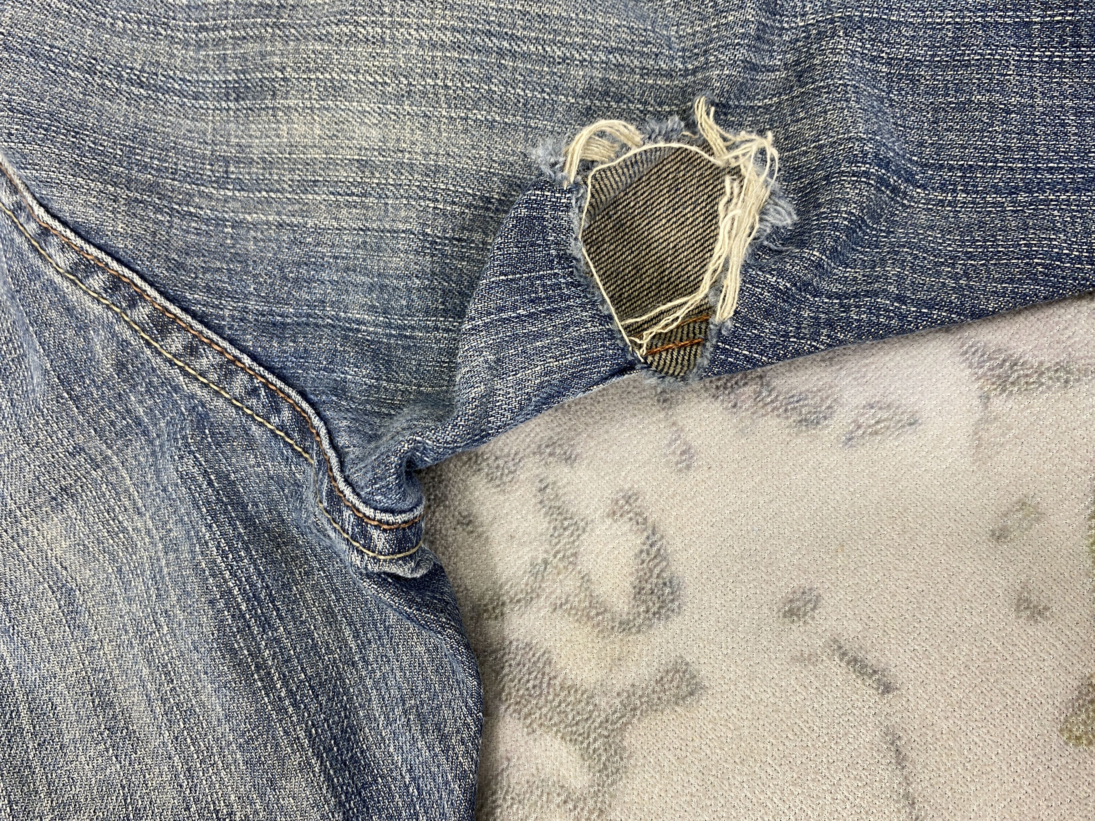 Levi's Wash Blue Vintage Levi's 514 Jeans 33x30.5 Denim - JN1458 Size US 33 - 12 Thumbnail