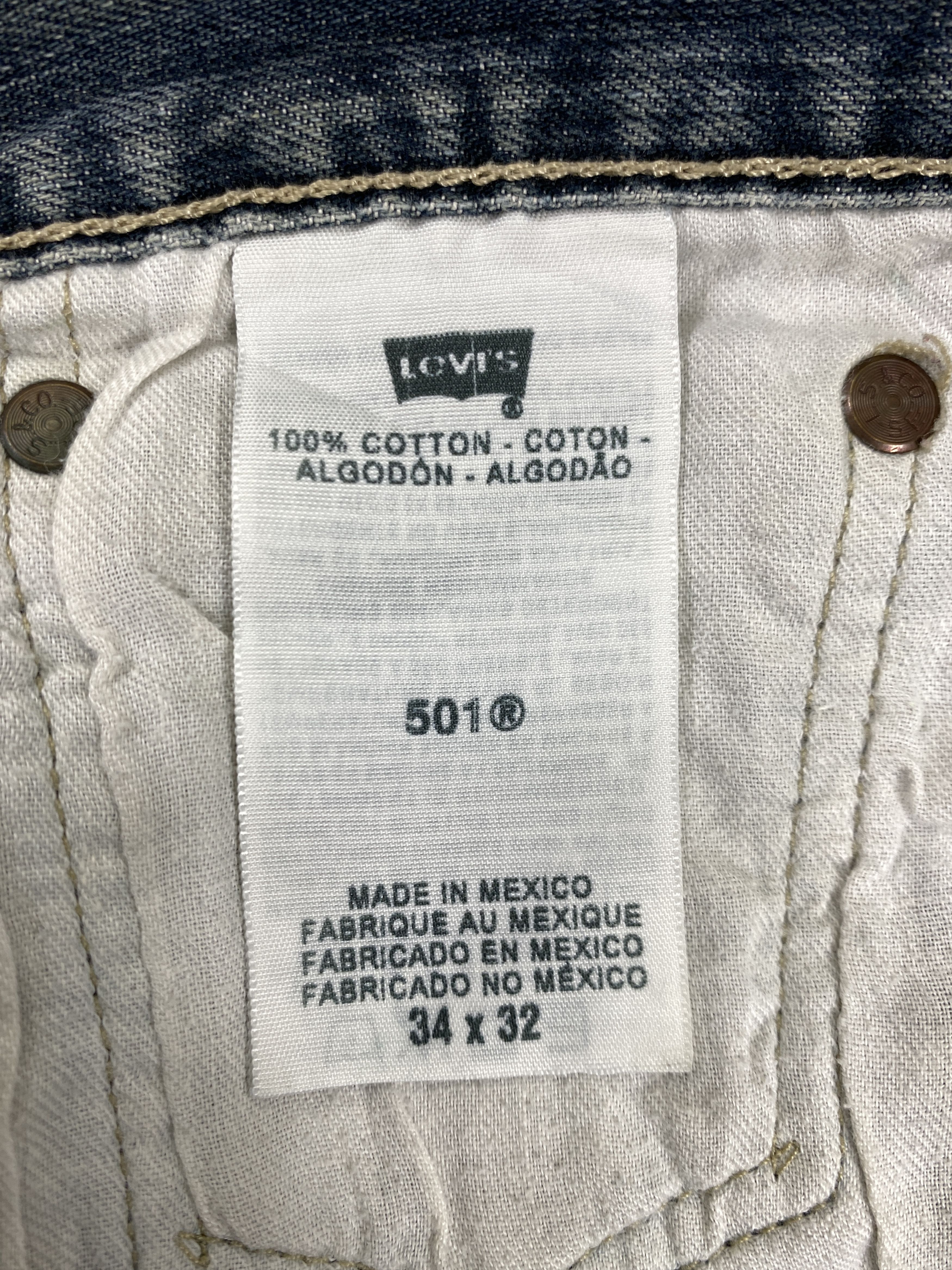 Levi's Grey Vintage Levi's Jeans 33x32 Denim - JN1594 Size US 33 - 7 Thumbnail