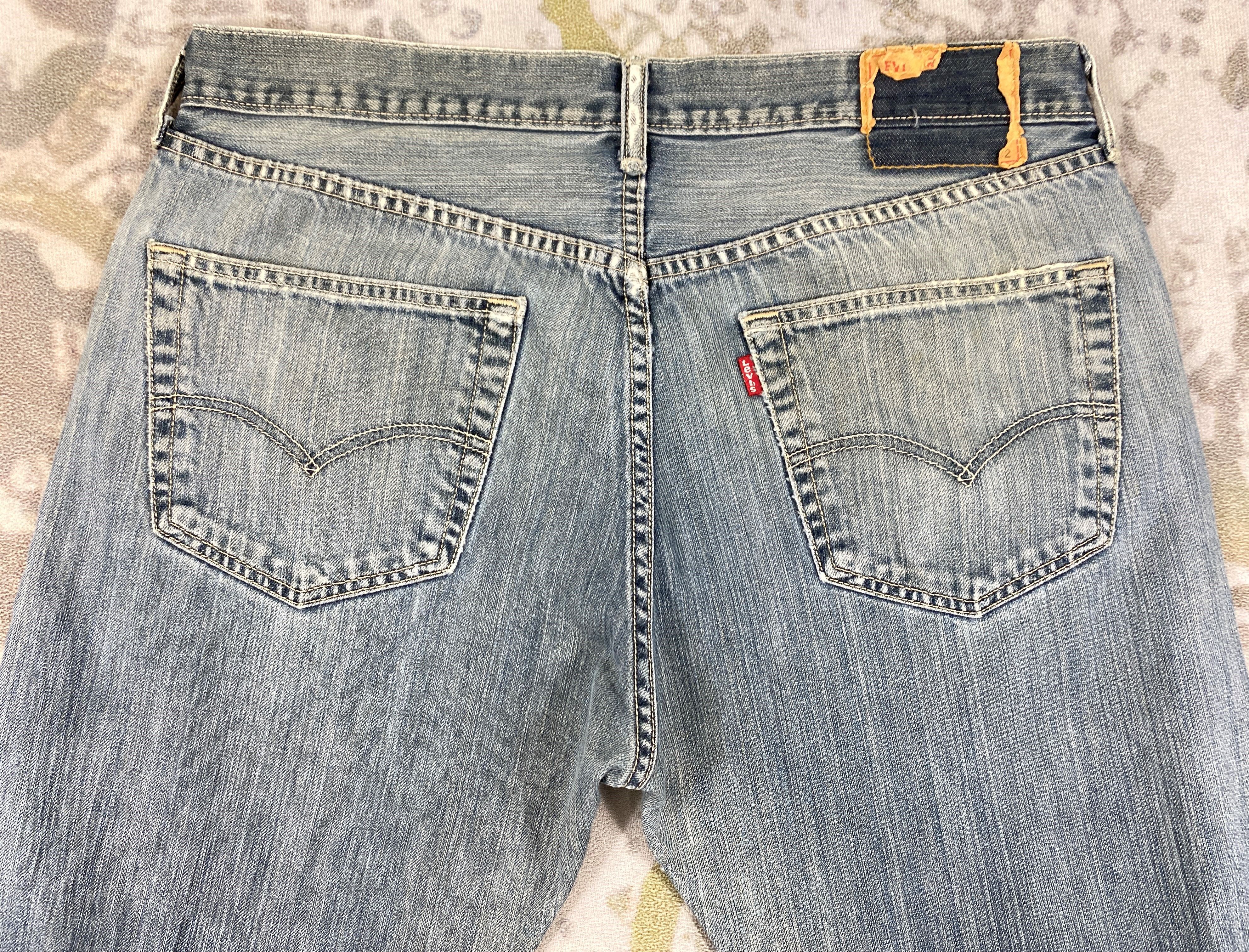Levi's Grey Vintage Levi's Jeans 33x32 Denim - JN1594 Size US 33 - 4 Thumbnail