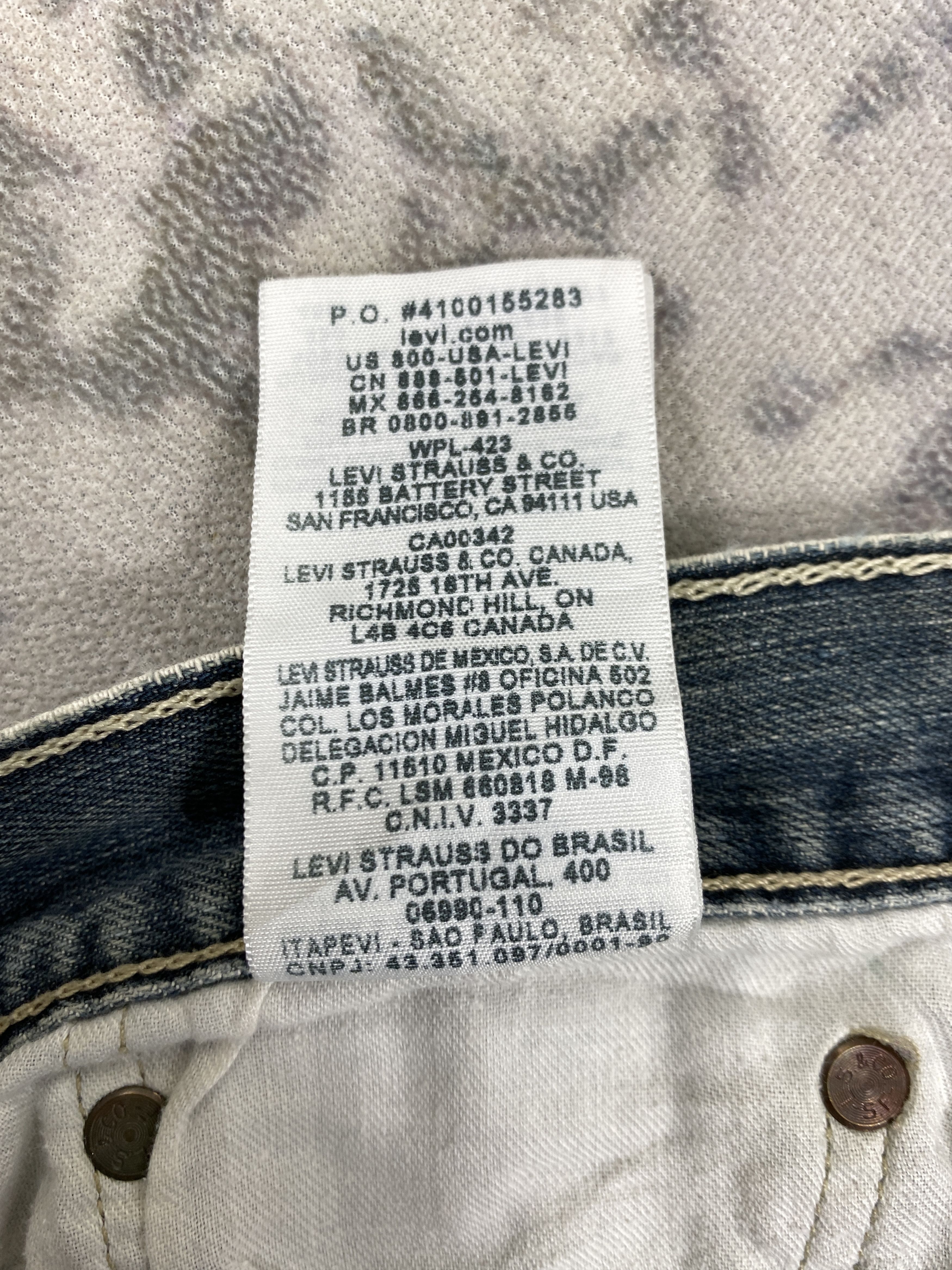 Levi's Grey Vintage Levi's Jeans 33x32 Denim - JN1594 Size US 33 - 8 Thumbnail