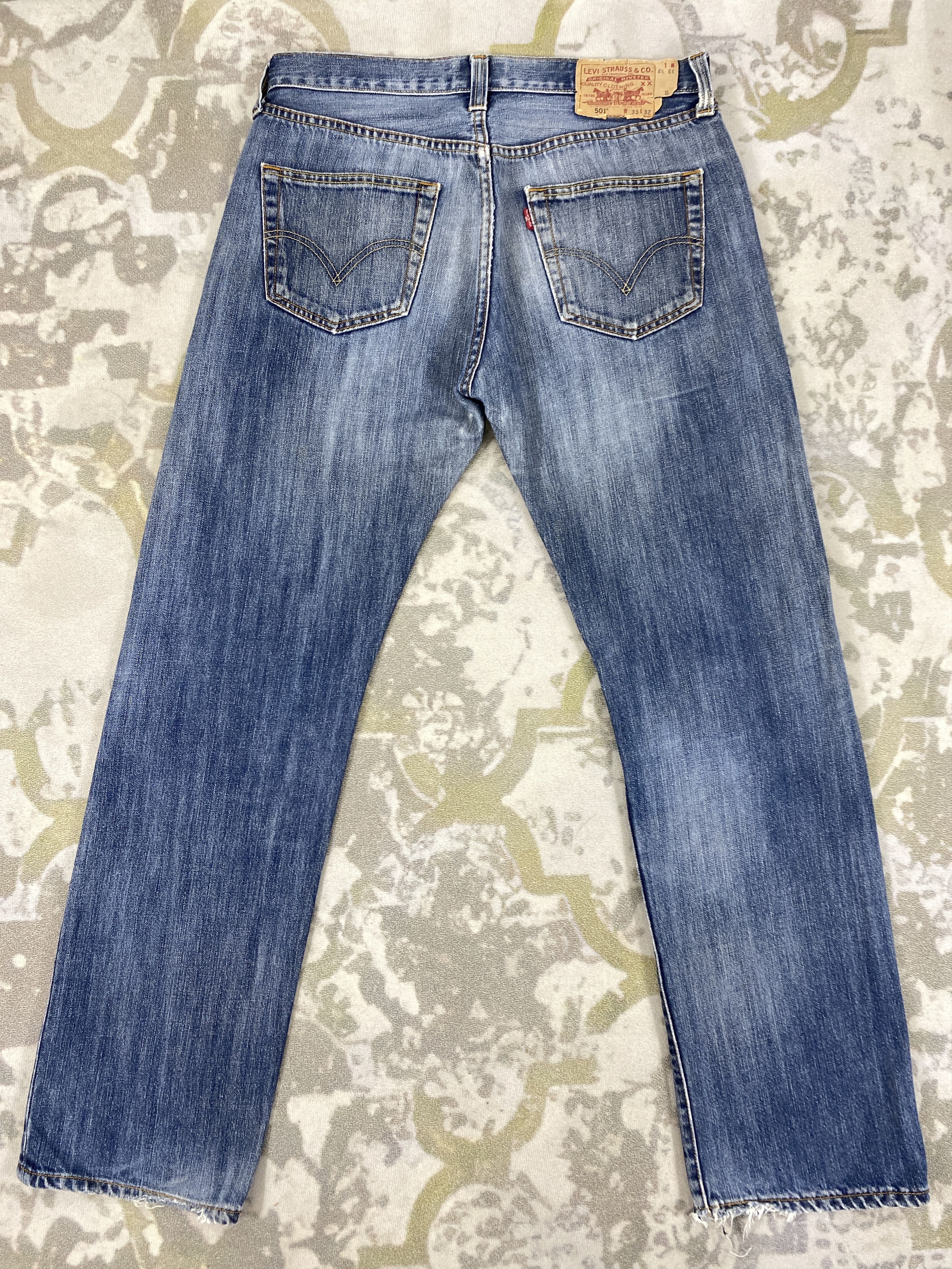 Levi's Wash Blue Vintage Levi's 501 Jeans 33x31.5 - Size US 33 - 2 Thumbnail