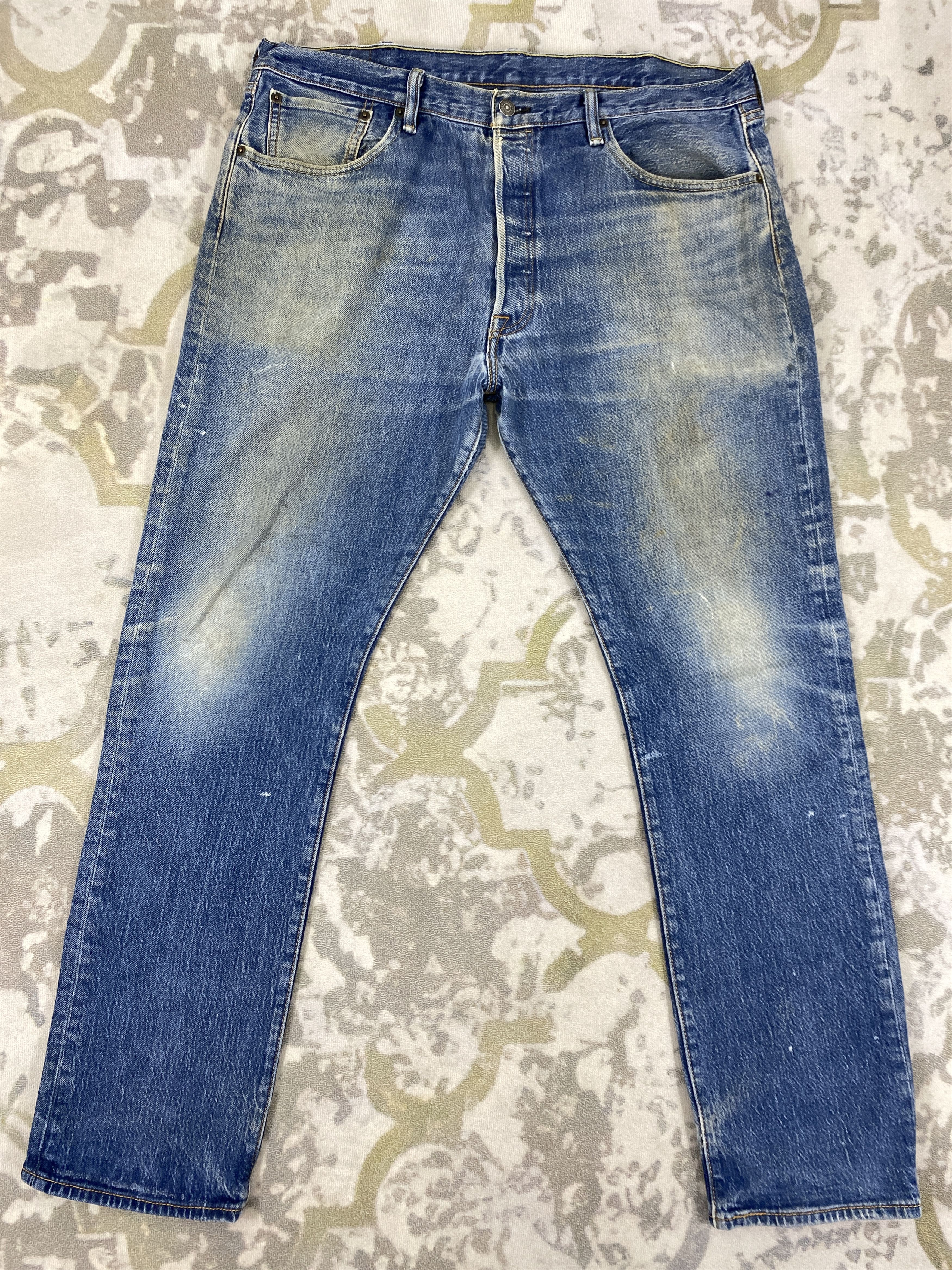 image of Levis x Levis Vintage Clothing Faded Blue Levi's Denim Jeans 38X32 - Jn1589, Men's