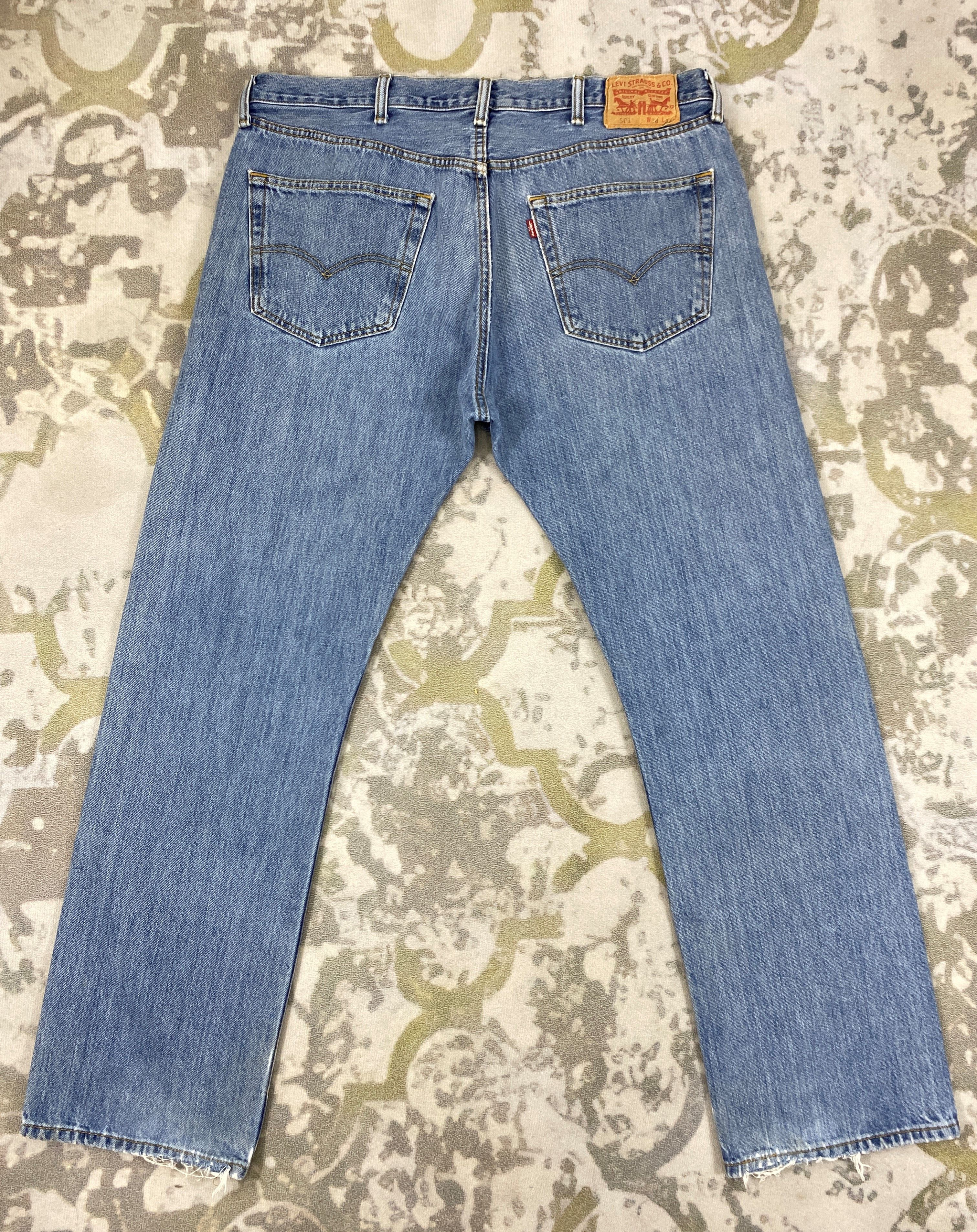 Levi's Wash Blue Vintage Levi's 501 Jeans 38x32 - JN1591 Size US 38 / EU 54 - 2 Thumbnail