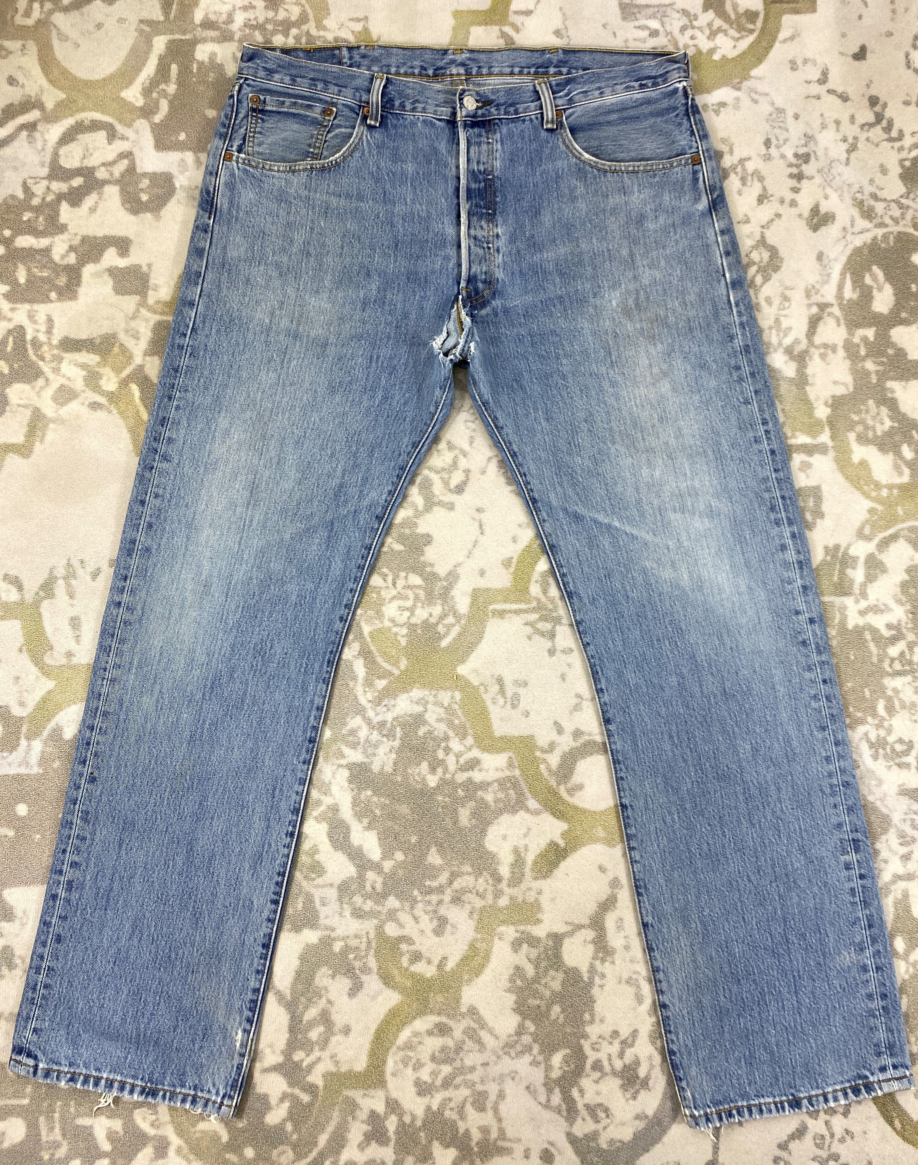 Levi's Wash Blue Vintage Levi's 501 Jeans 38x32 - JN1591 Size US 38 / EU 54 - 1 Thumbnail