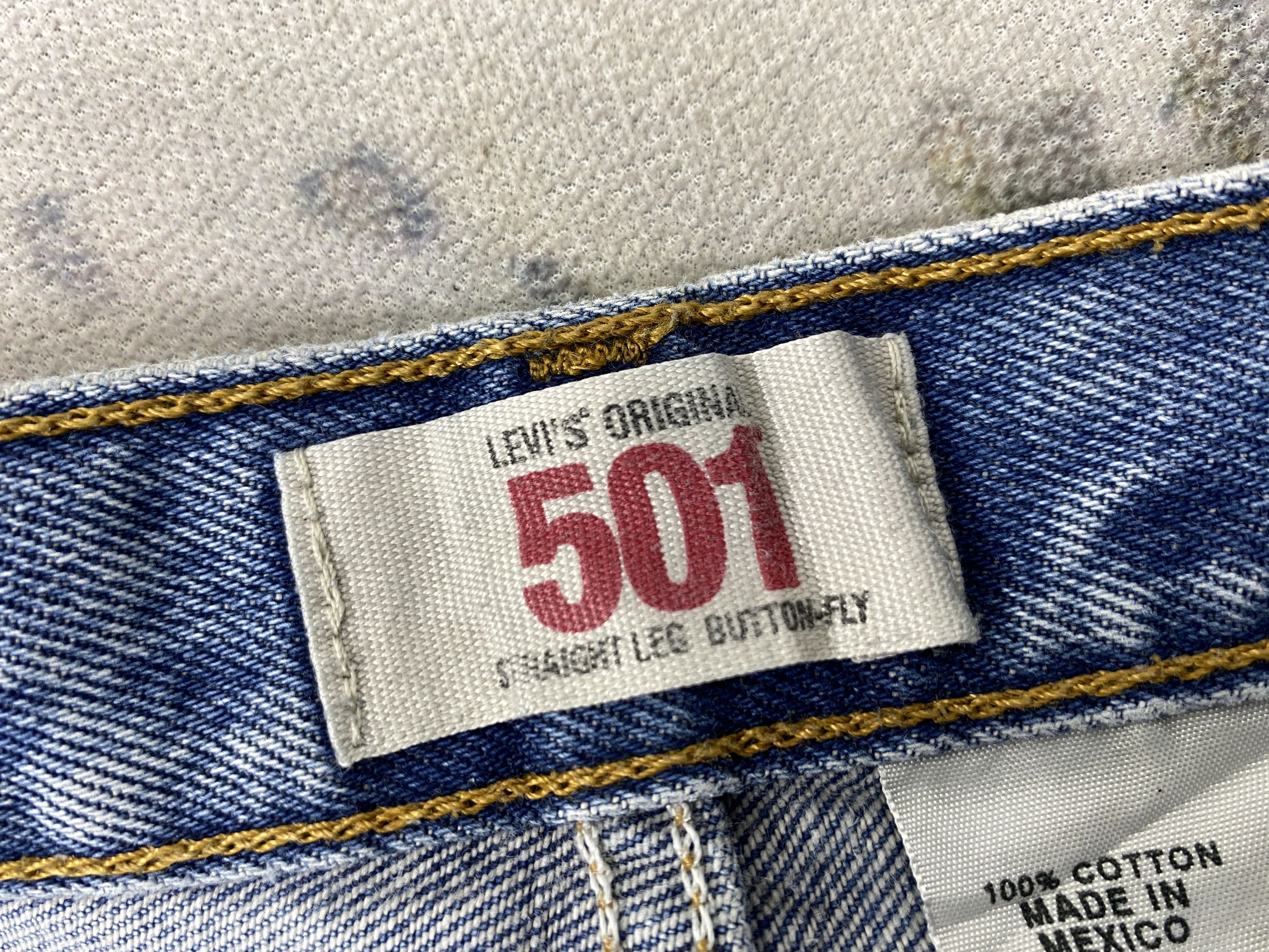 Levi's Wash Blue Vintage Levi's 501 Jeans 31x26.5 Denim - JN1595 Size US 31 - 7 Thumbnail