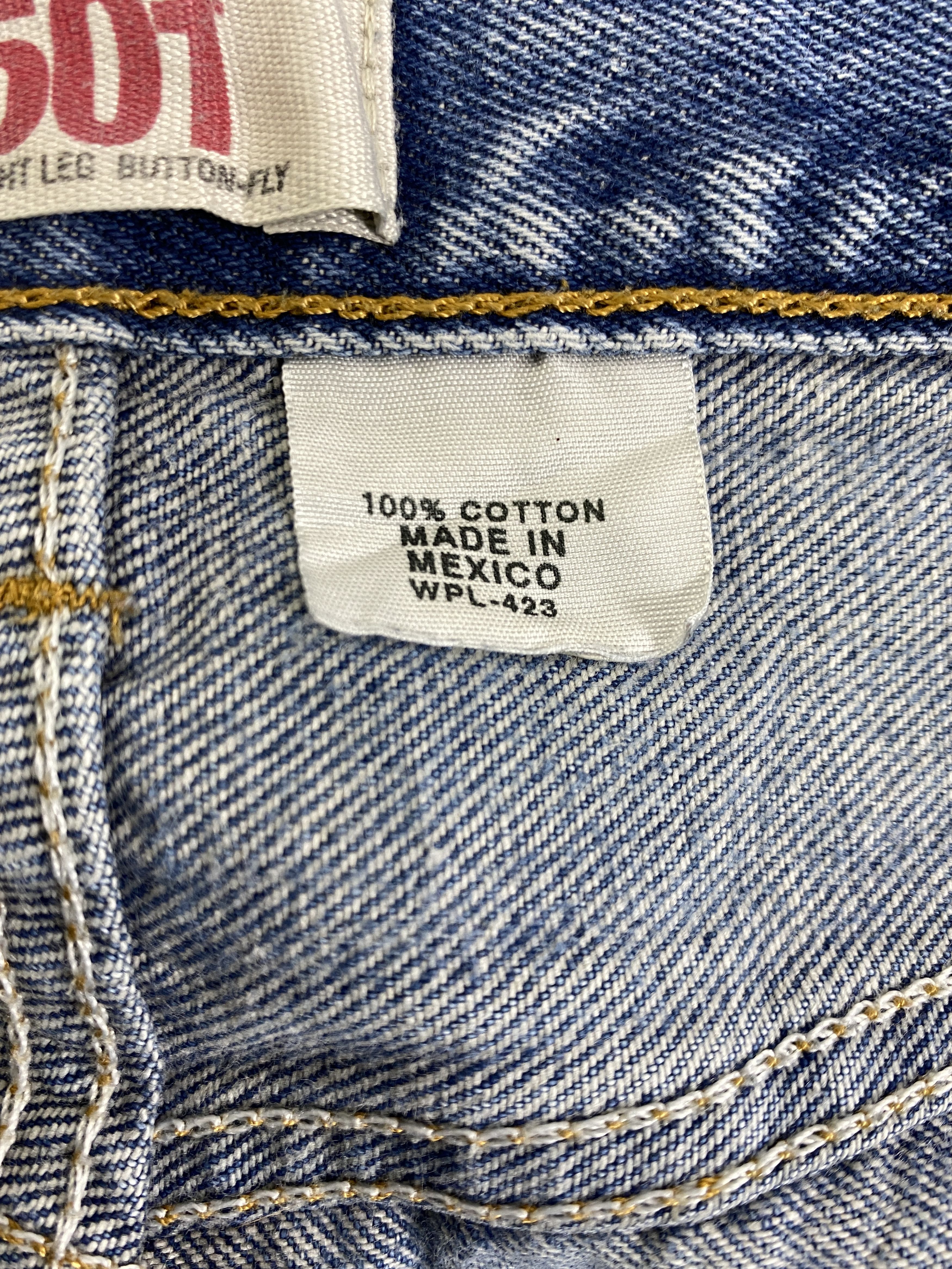 Levi's Wash Blue Vintage Levi's 501 Jeans 31x26.5 Denim - JN1595 Size US 31 - 8 Thumbnail