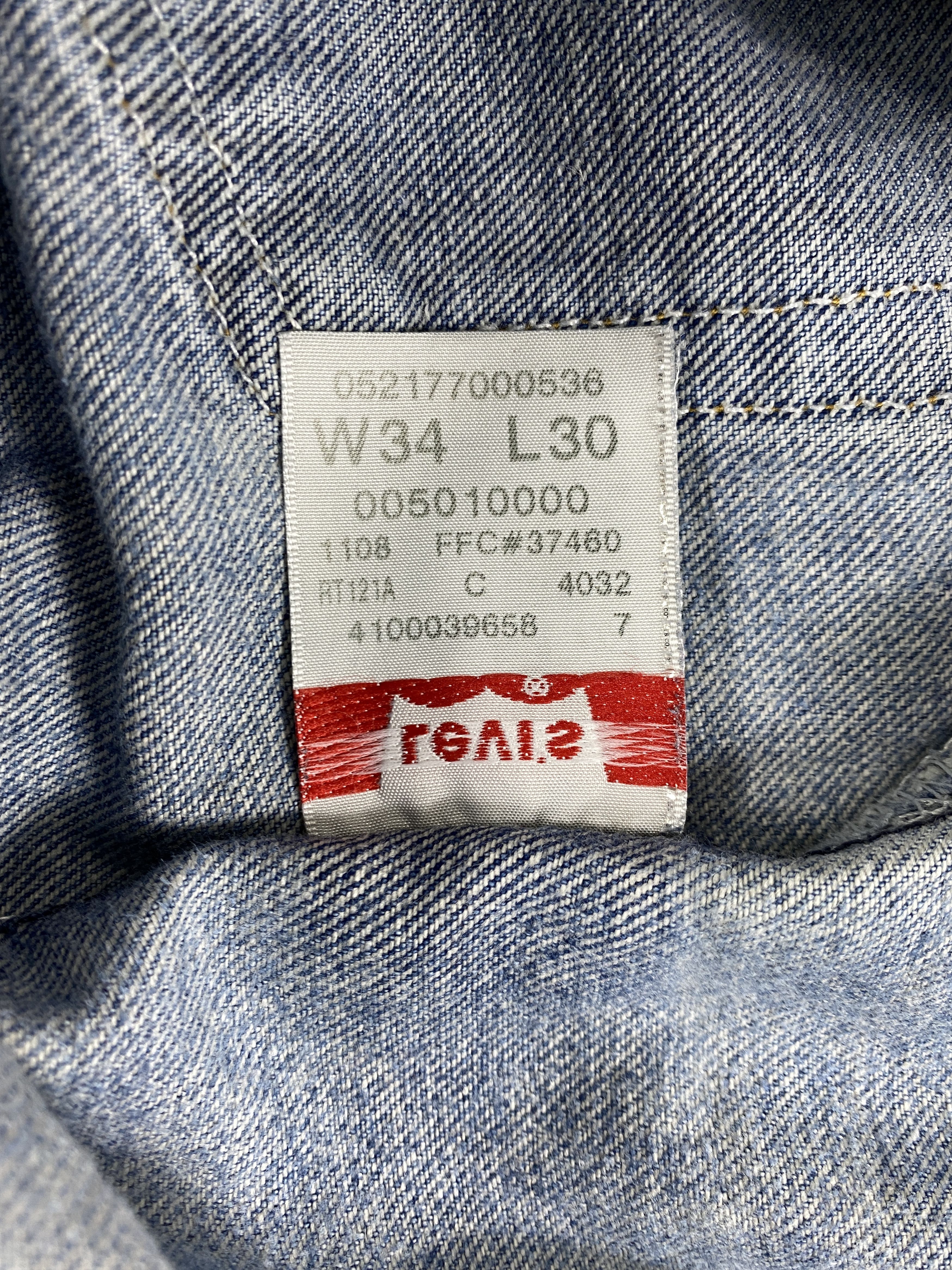 Levi's Wash Blue Vintage Levi's 501 Jeans 31x26.5 Denim - JN1595 Size US 31 - 11 Thumbnail