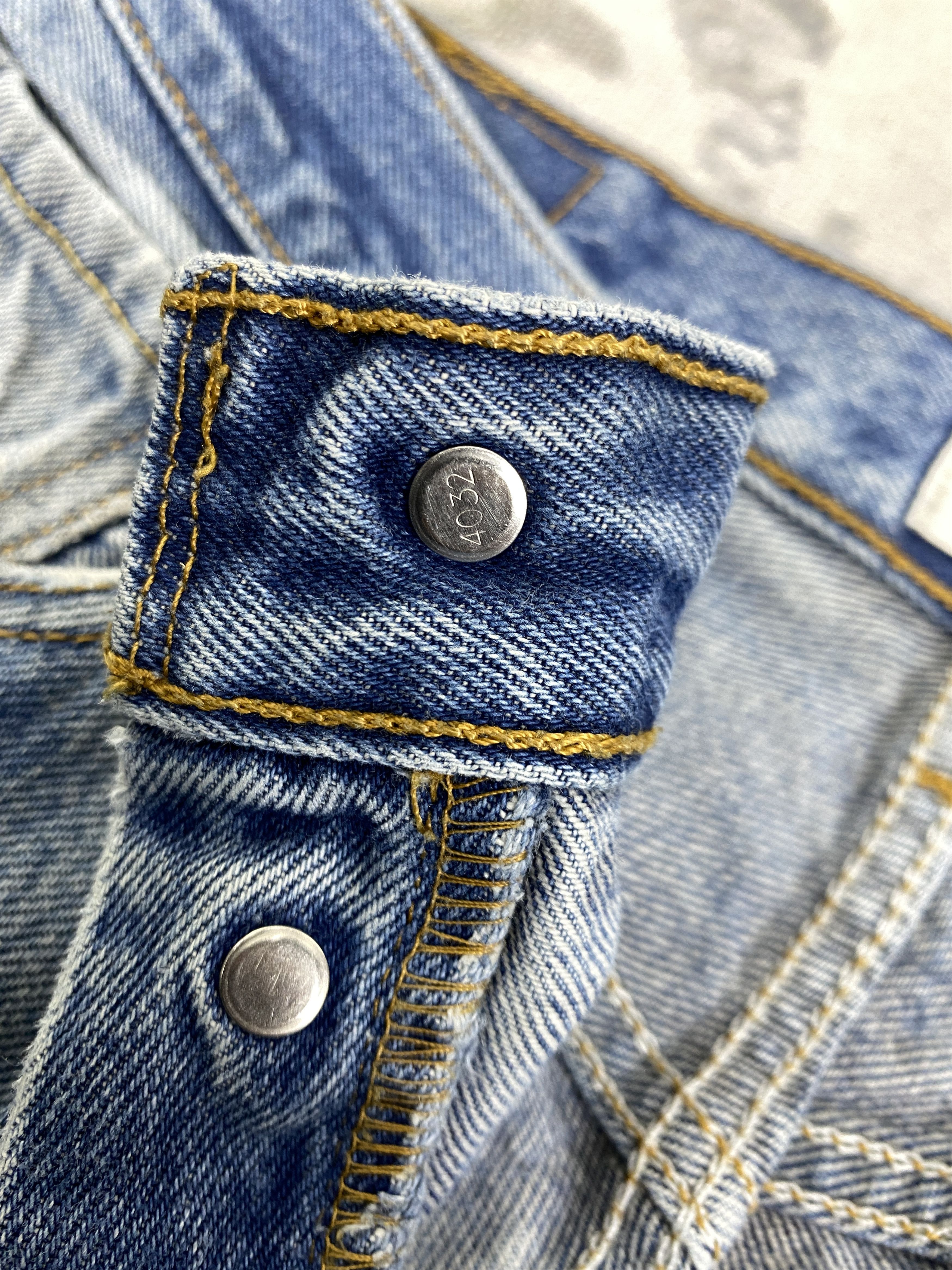Levi's Wash Blue Vintage Levi's 501 Jeans 31x26.5 Denim - JN1595 Size US 31 - 6 Thumbnail