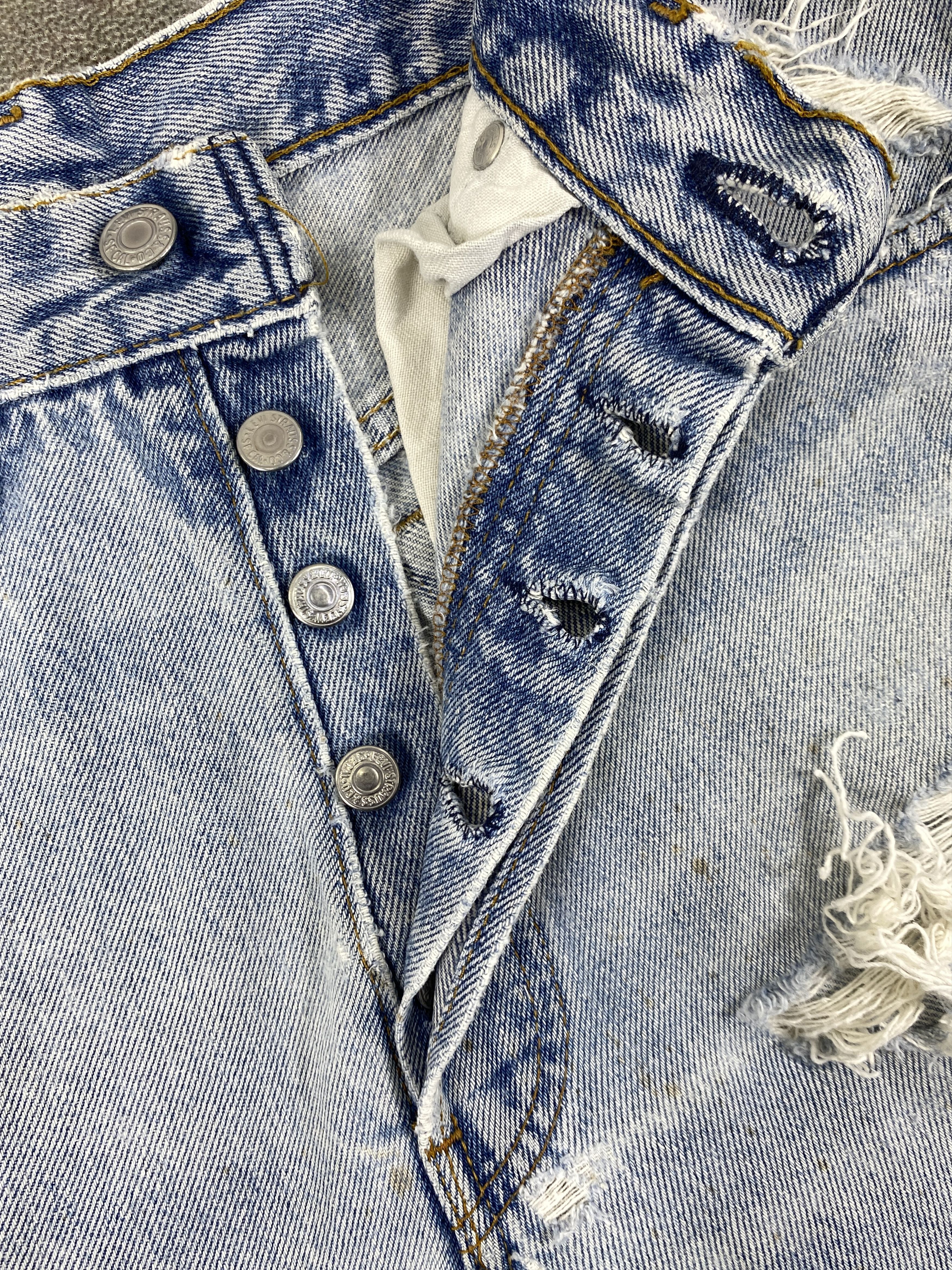 Levi's Light Blue Wash Vintage Levi's Jeans 29x30.5 Denim - JN1596 Size US 29 - 5 Thumbnail