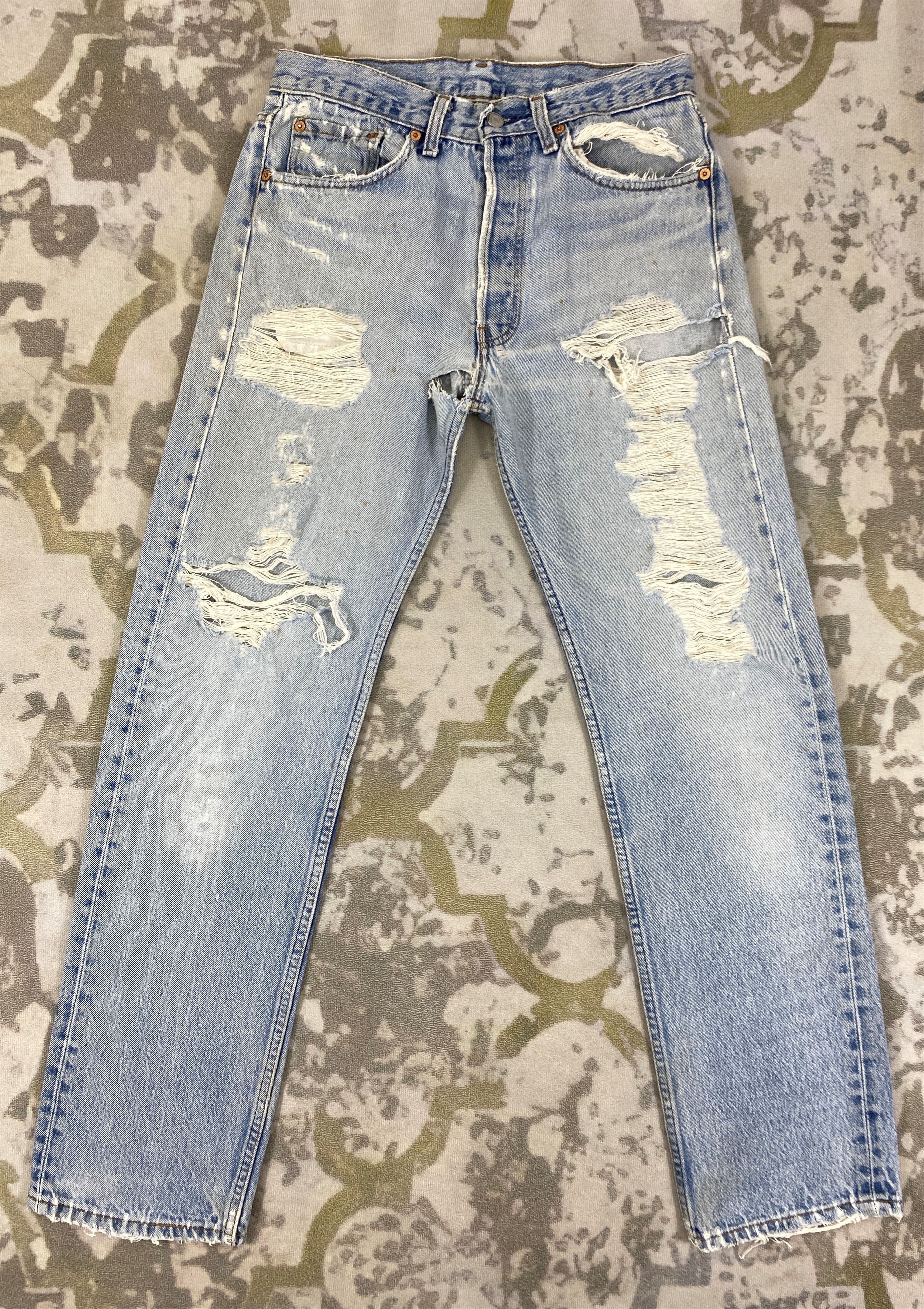 Levi's Light Blue Wash Vintage Levi's Jeans 29x30.5 Denim - JN1596 Size US 29 - 1 Thumbnail