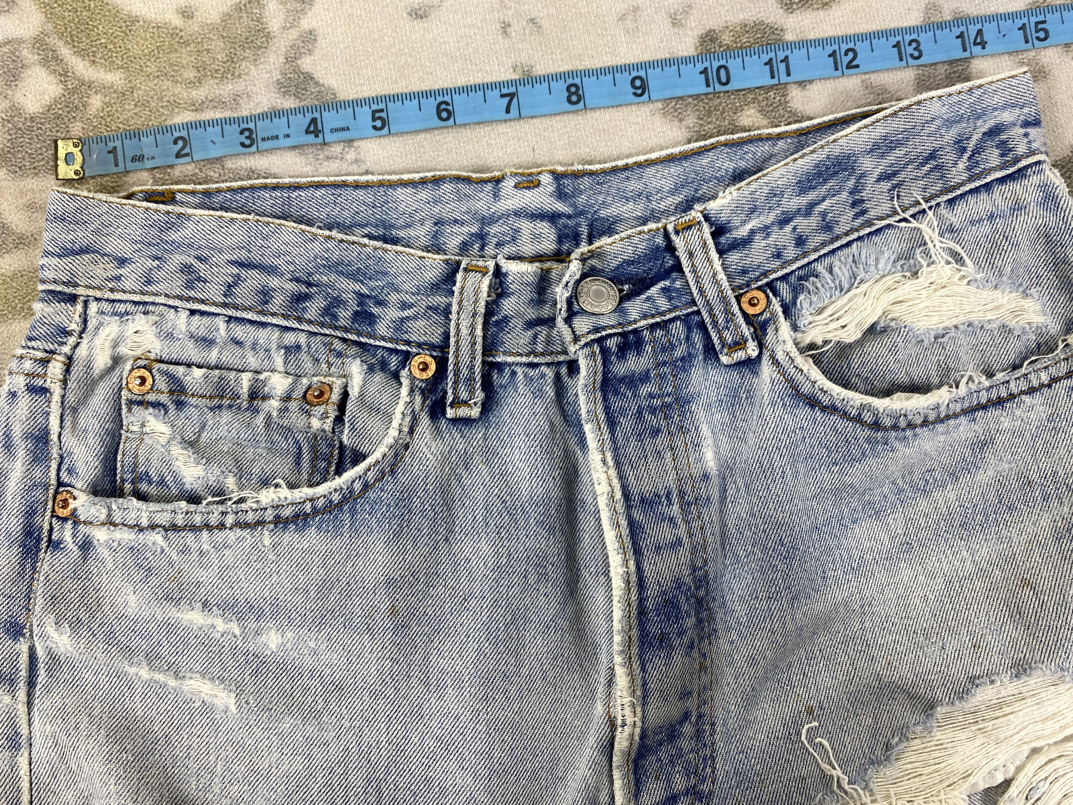 Levi's Light Blue Wash Vintage Levi's Jeans 29x30.5 Denim - JN1596 Size US 29 - 9 Thumbnail