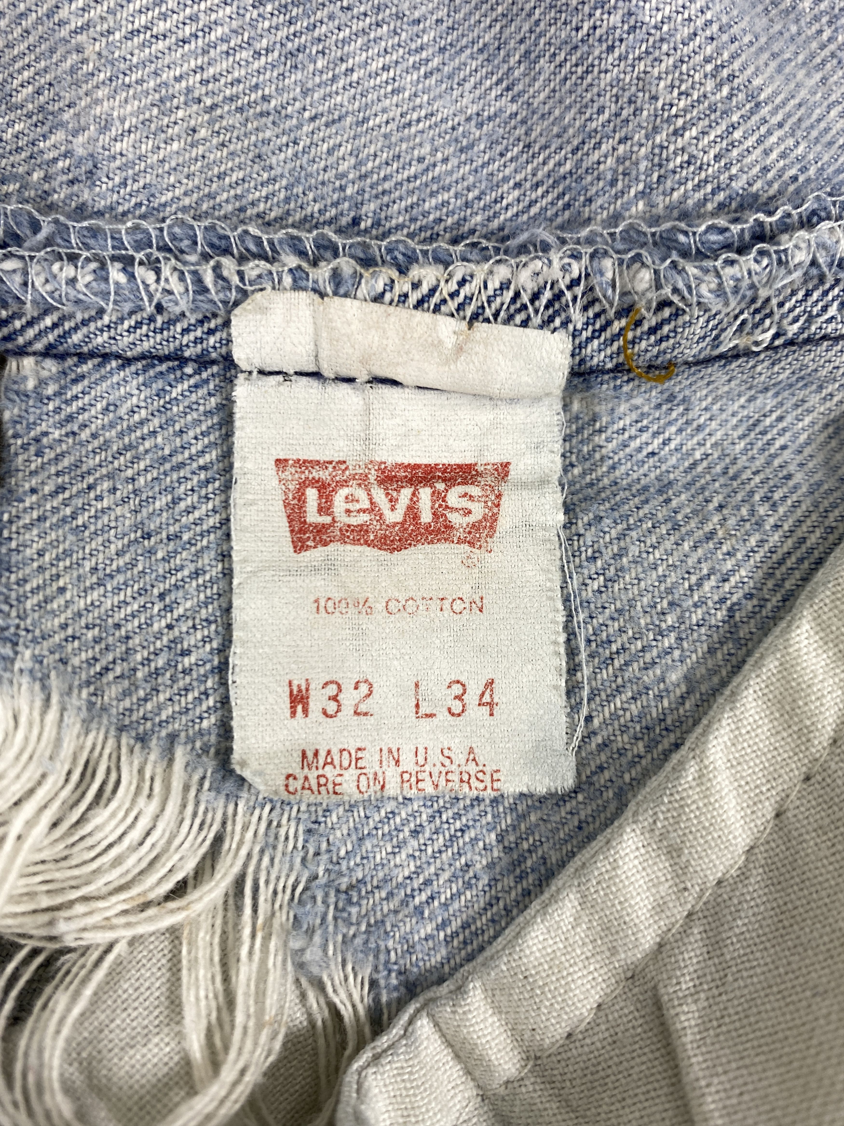 Levi's Light Blue Wash Vintage Levi's Jeans 29x30.5 Denim - JN1596 Size US 29 - 7 Thumbnail